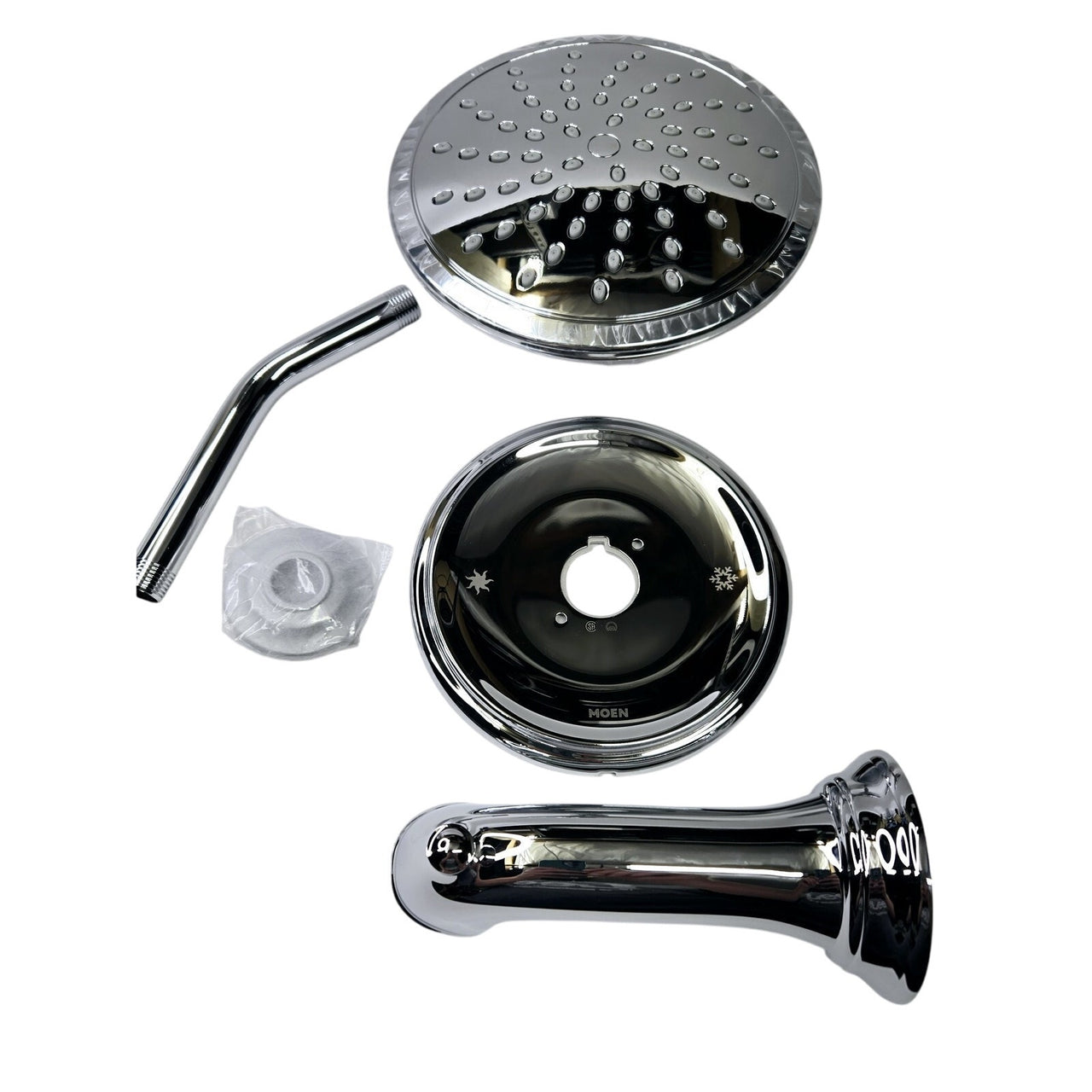 Moen T2283EP Dartmoor Posi-Temp Tub and Rain Shower Faucet Trim Kit -Chrome READ