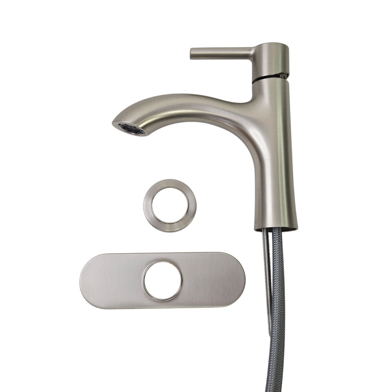Moen 84577SRN Idris One-Handle Bathroom Faucet - Spot Resist Brushed Nickel