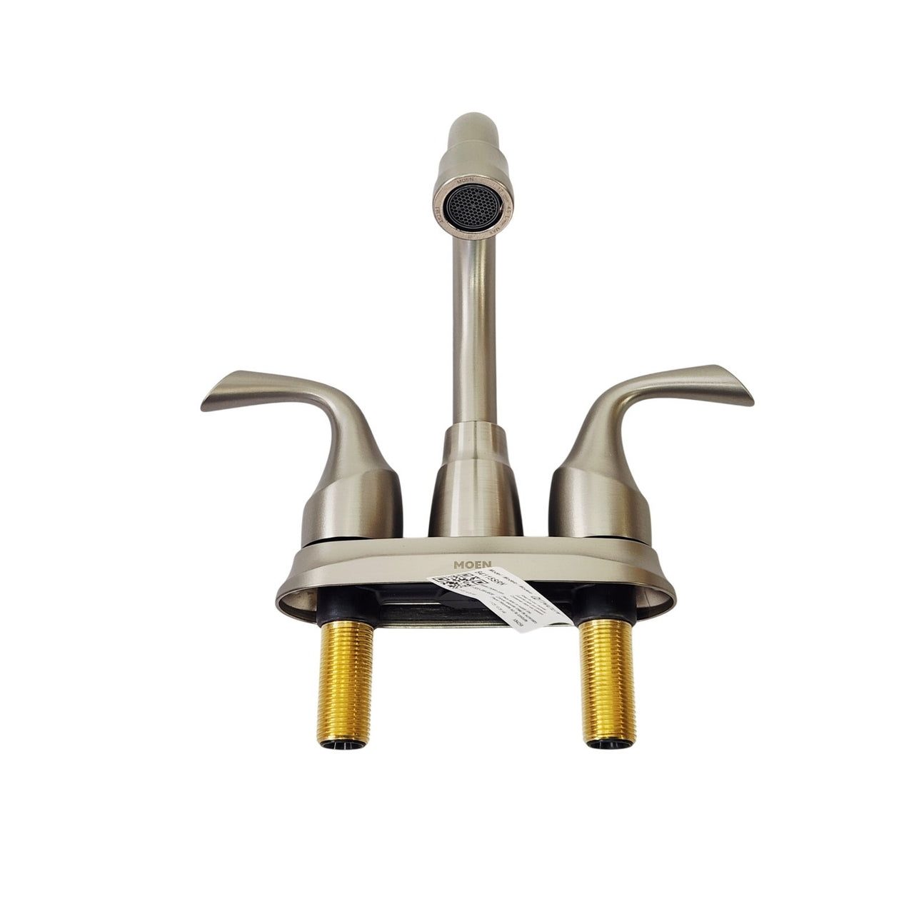 Moen 84115SRN Idora Centerset Bathroom Sink Faucet - Spot Resist Brushed Nickel