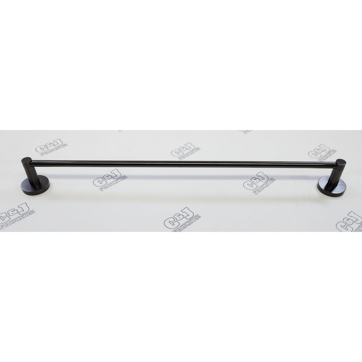 Graff G-9134-BOX 24" Wall Mounted Towel Bar - Brushed Onyx PVD