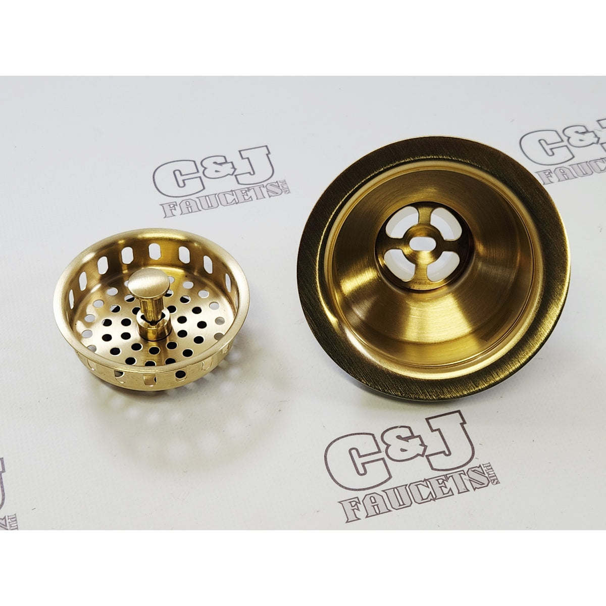 Newport Brass 121/04 Kitchen Sink Basket Strainer Assembly - Satin Brass