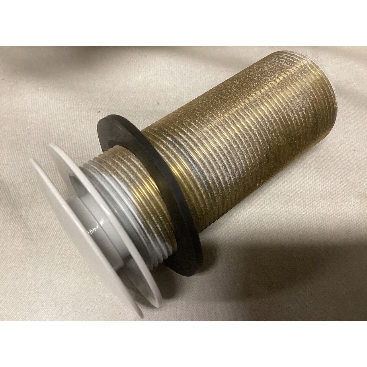 Signature Hardware HL-27043D-110-WHT-1 Fixed Head Overflow Assembly -White