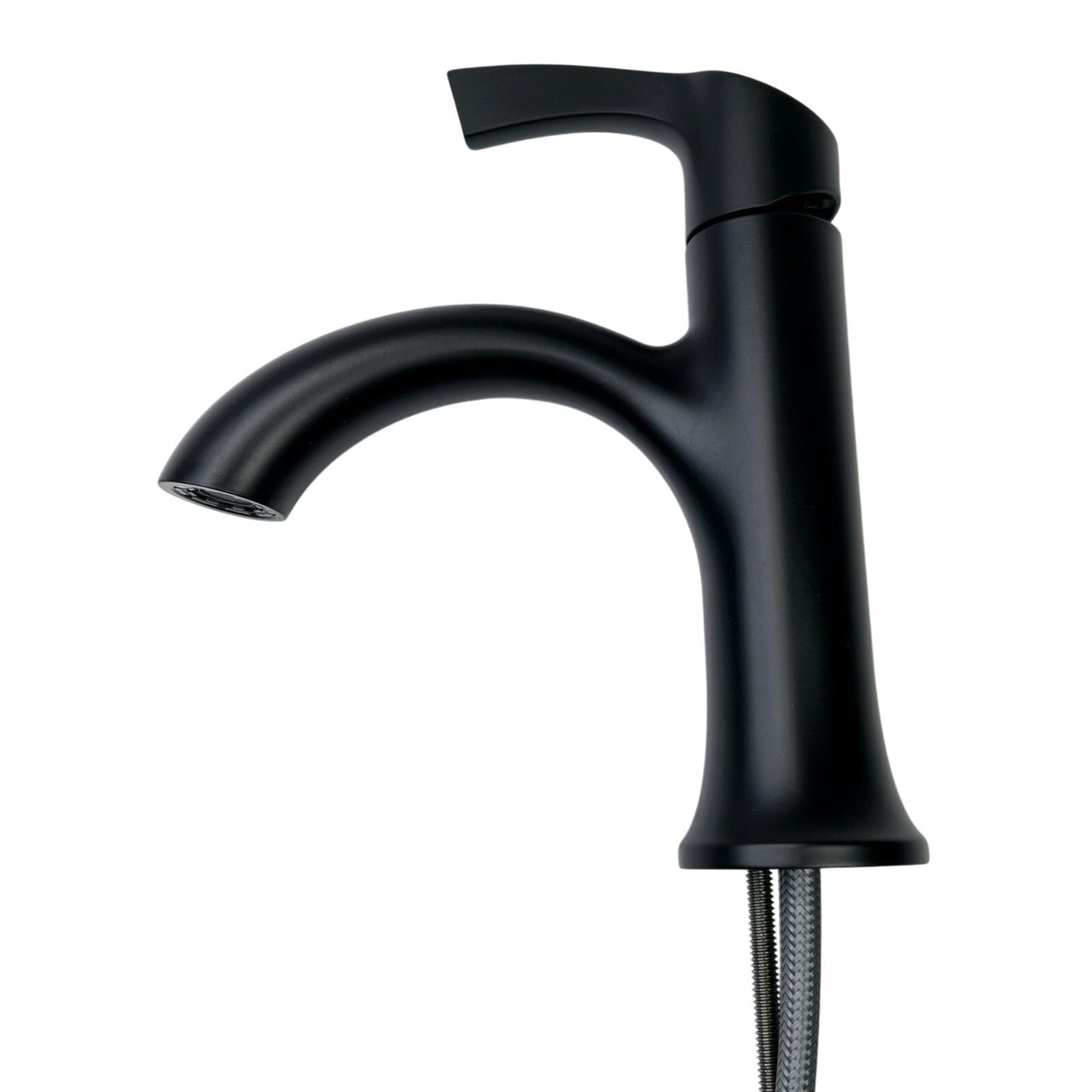 Moen 84466BL Korek Single Hole Single-Handle Bathroom Faucet - Matte Black