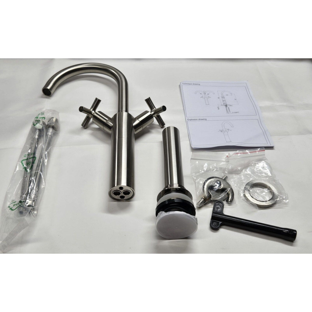 Signature Hardware 363054 Aviston Vessel Filler Bathroom Faucet - Brushed Nickel