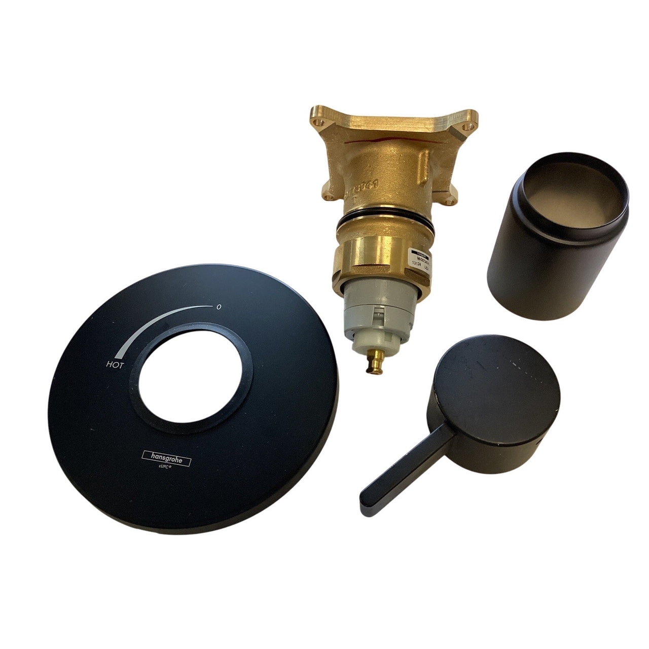 hansgrohe 15739671 Ecostat S Pressure Balance Valve Trim - Matte Black *READ