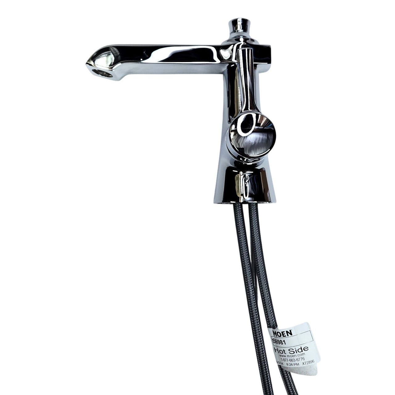 Moen S6981 Flara 1.2 GPM Single Hole Bathroom Faucet - Chrome READ