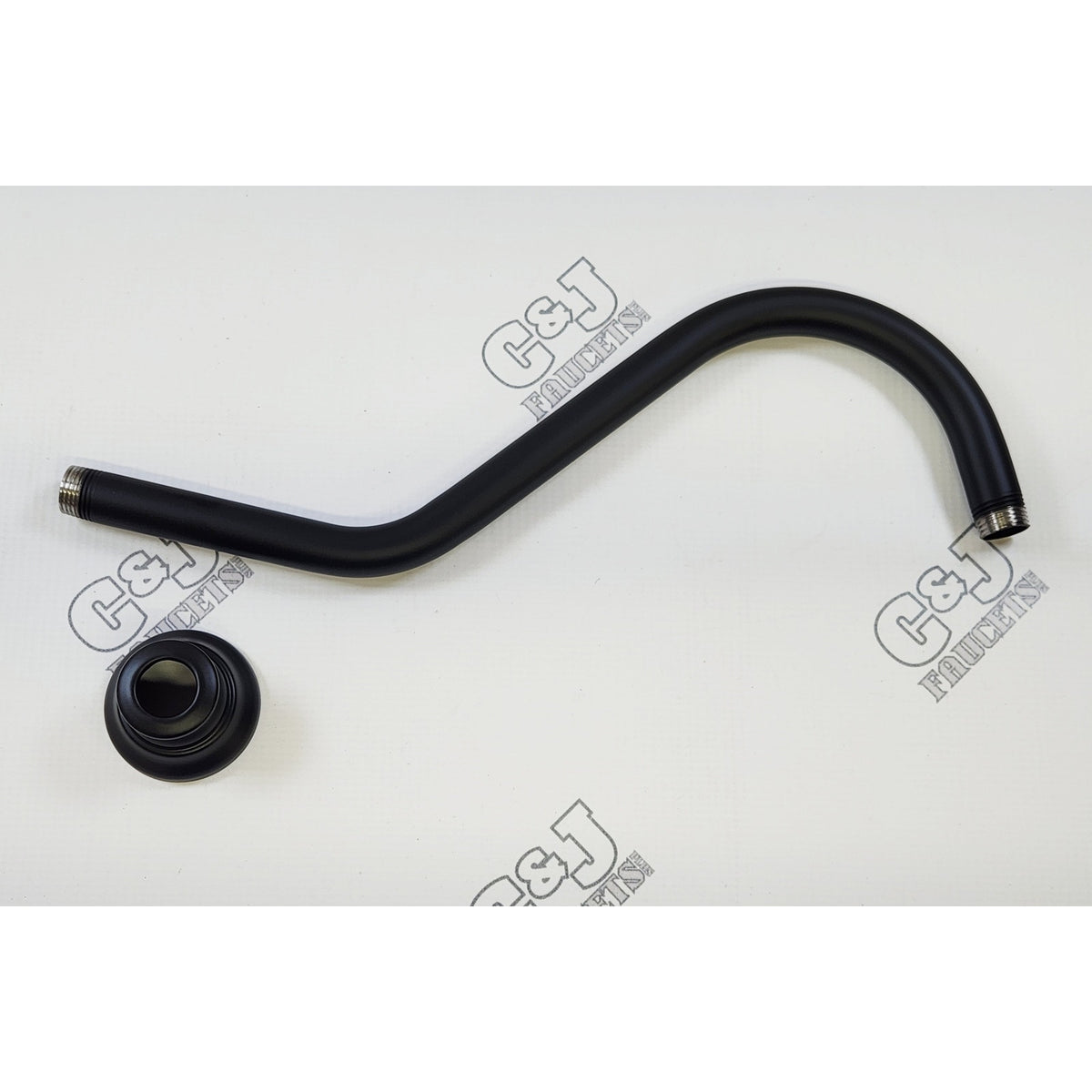 Moen S113WR Waterhill 14" Shower Arm with 1/2" Connection - Wrought Iron