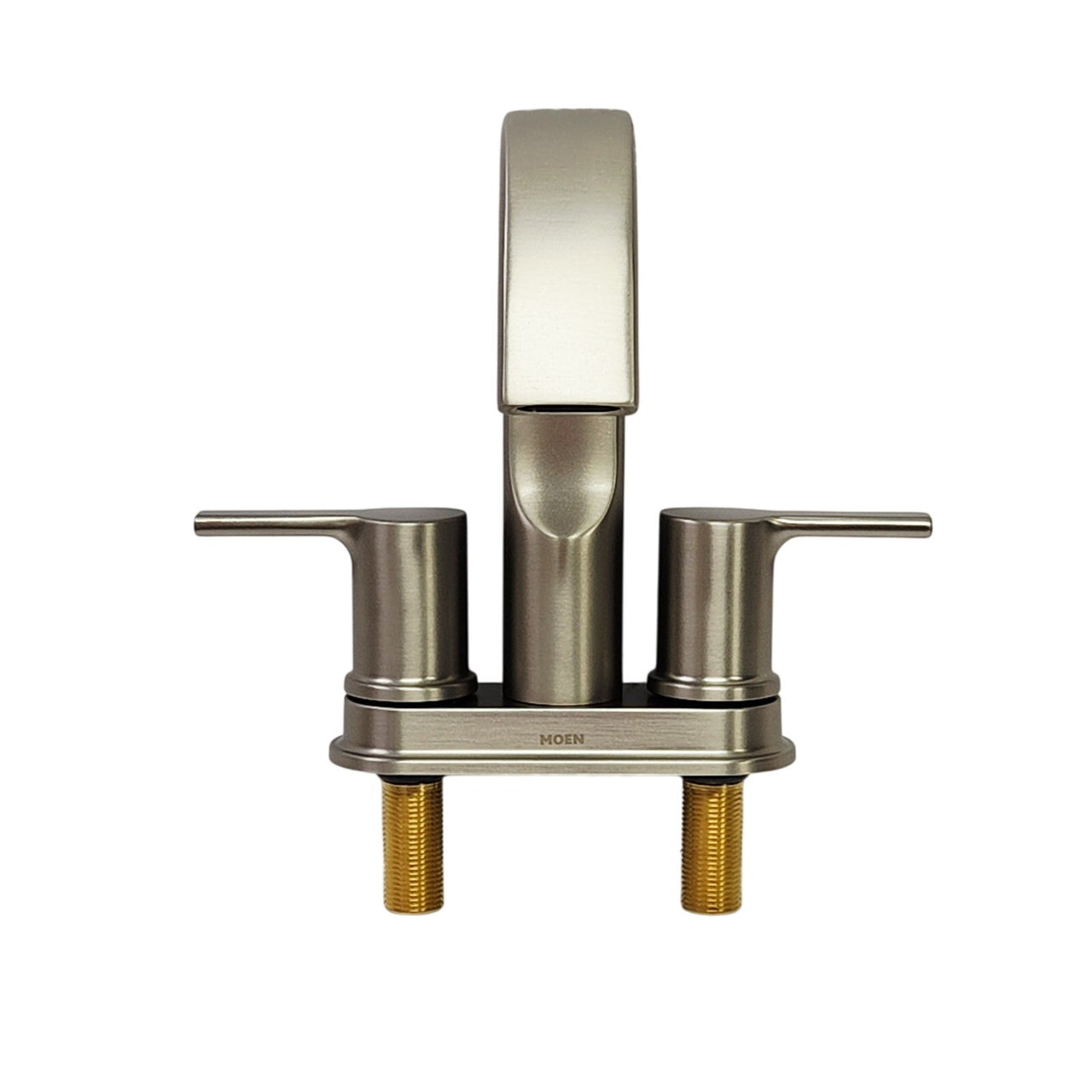 Moen 84153SRN Avri Two-handle Centerset Bathroom Sink Faucet - Brushed Nickel