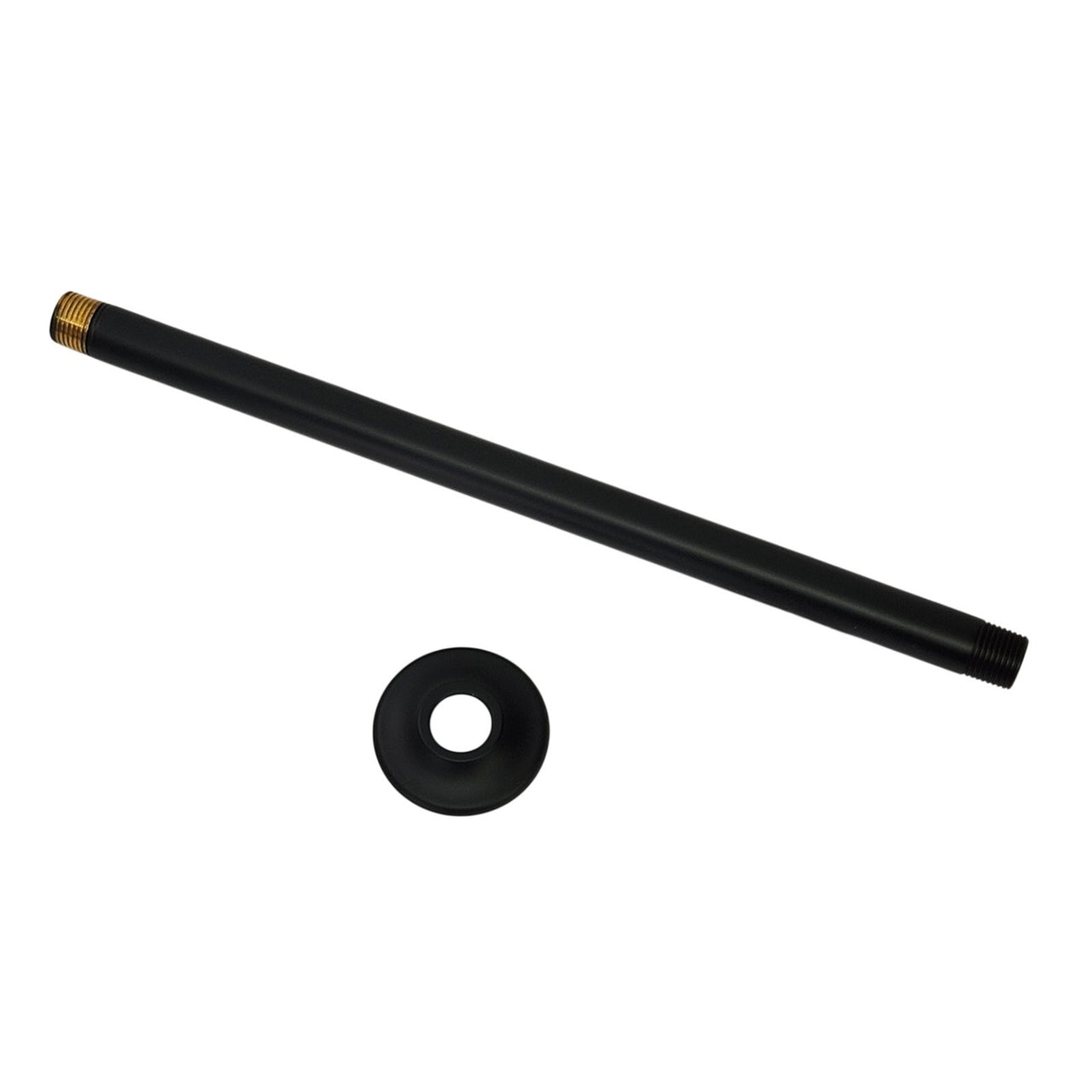 Brizo 83992-24-BL Essential 24" Ceiling Mounted Shower Arm/Flange - Matte Black