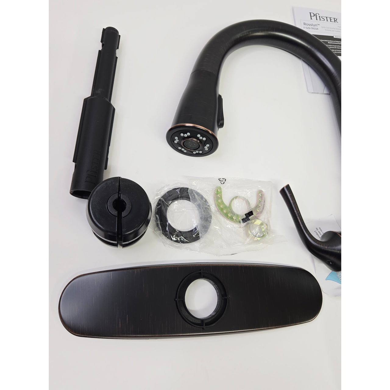 Pfister F-529-7RSSRY Single Handle Pulldown Rosslyn Kitchen Faucet-Tuscan Bronze
