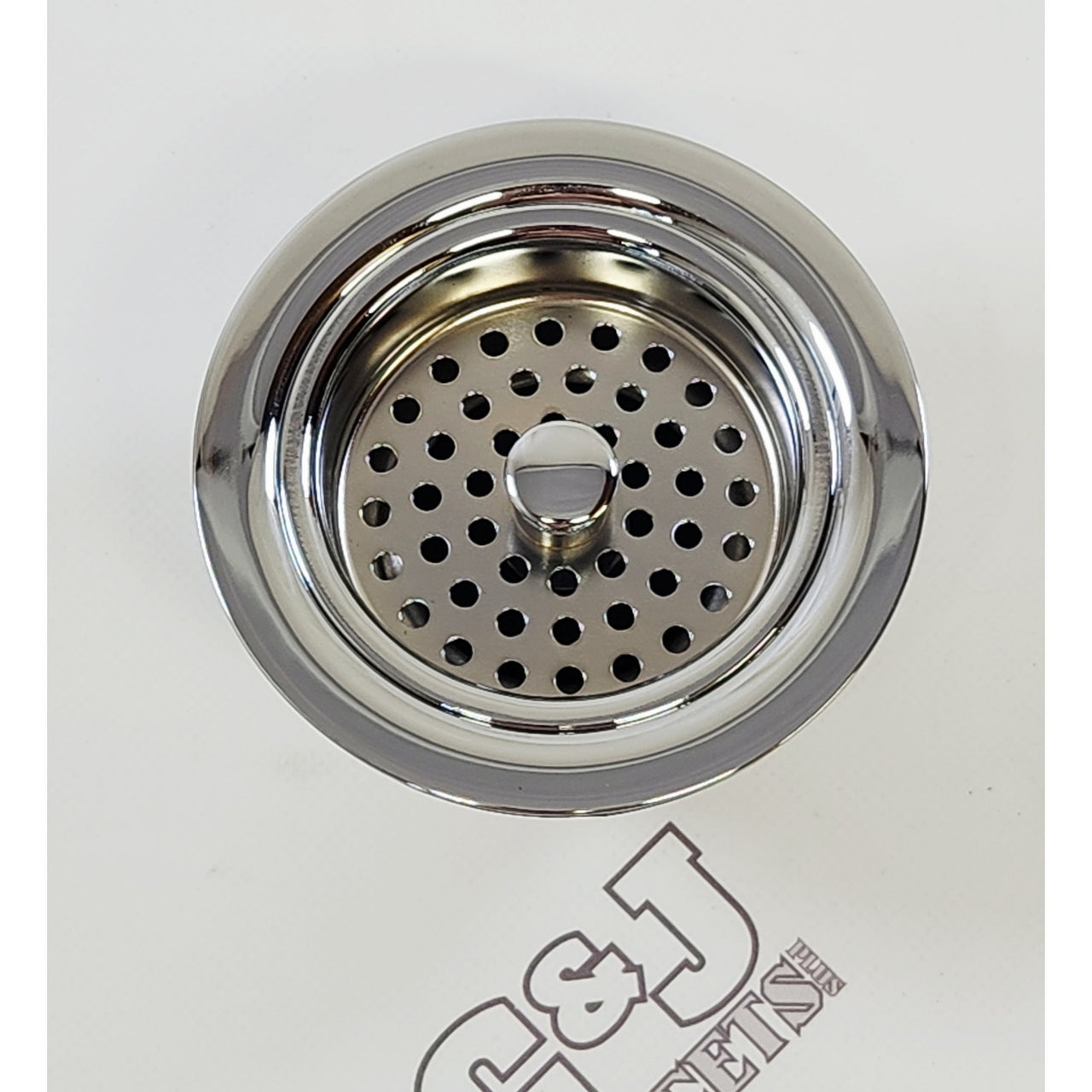 Signature Hardware 446624 3-1/2" Kitchen Sink Basket Strainer - Chrome