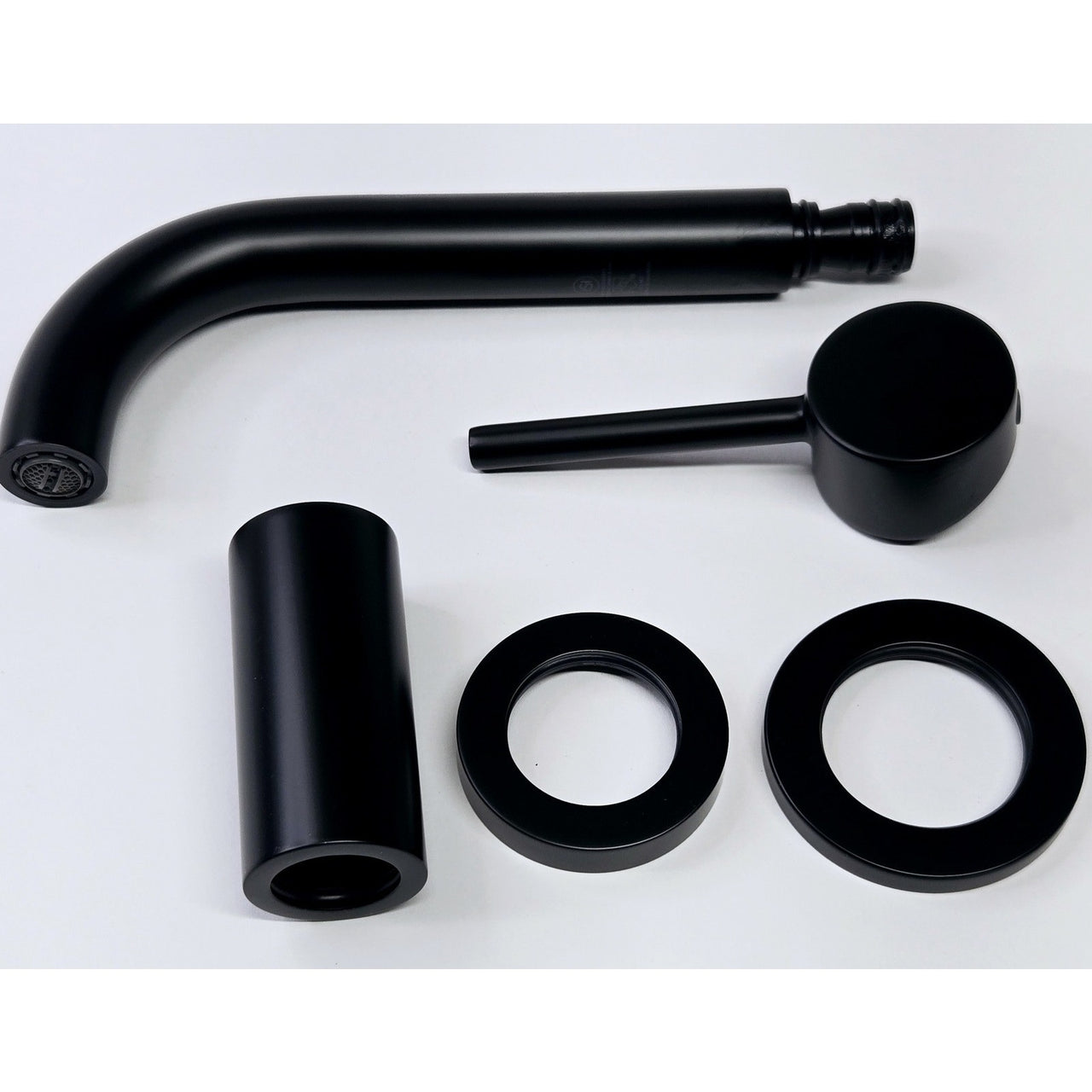 Signature Hardware 483899 Lexia Wall Mounted Bathroom Faucet - Matte Black