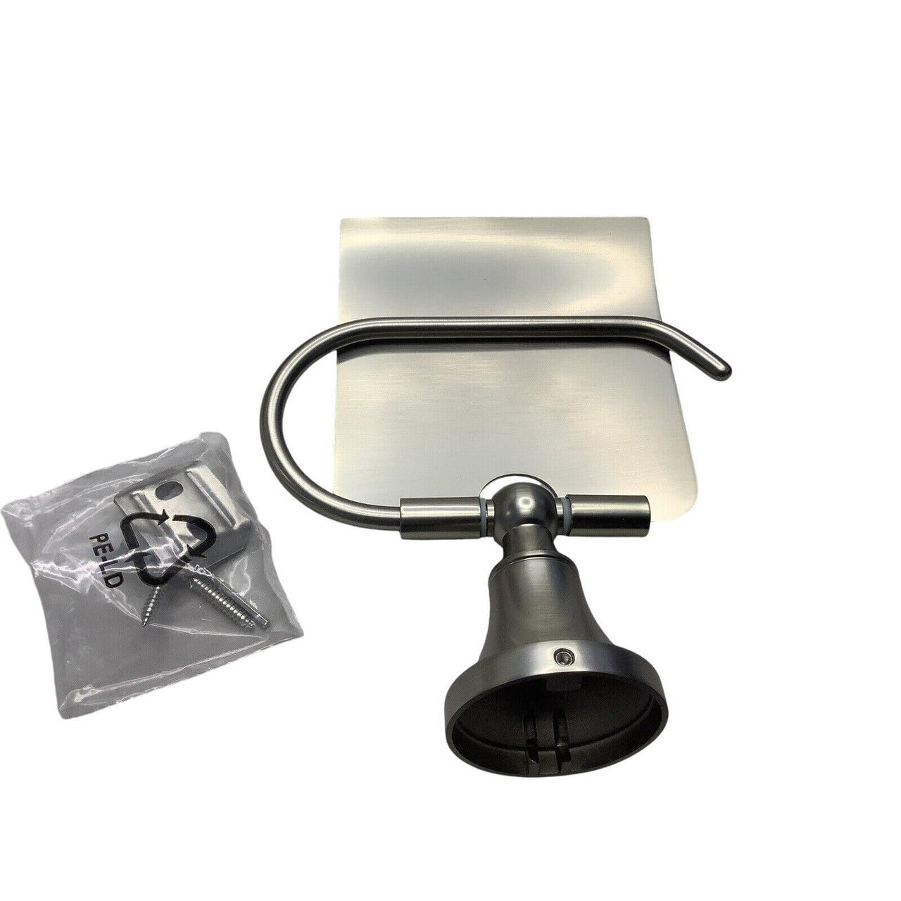 Signature Hardware 353553 Seattle Toilet Paper Holder - Brushed Nickel