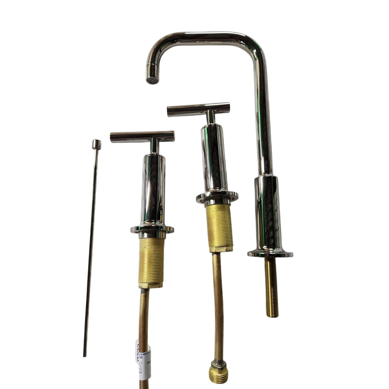 Kohler 14408-4-SN Purist Widespread Bathroom Sink Faucet-Vibrant Polished Nickel