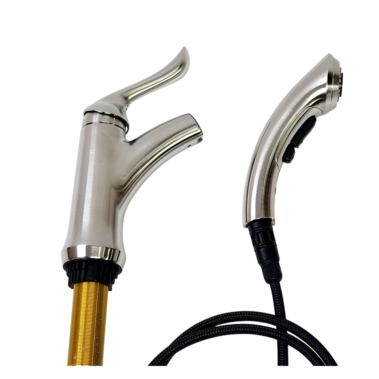 Delta 4353-AR-DST Linden Single Handle Pull-Out Kitchen Faucet -Arctic Stainless