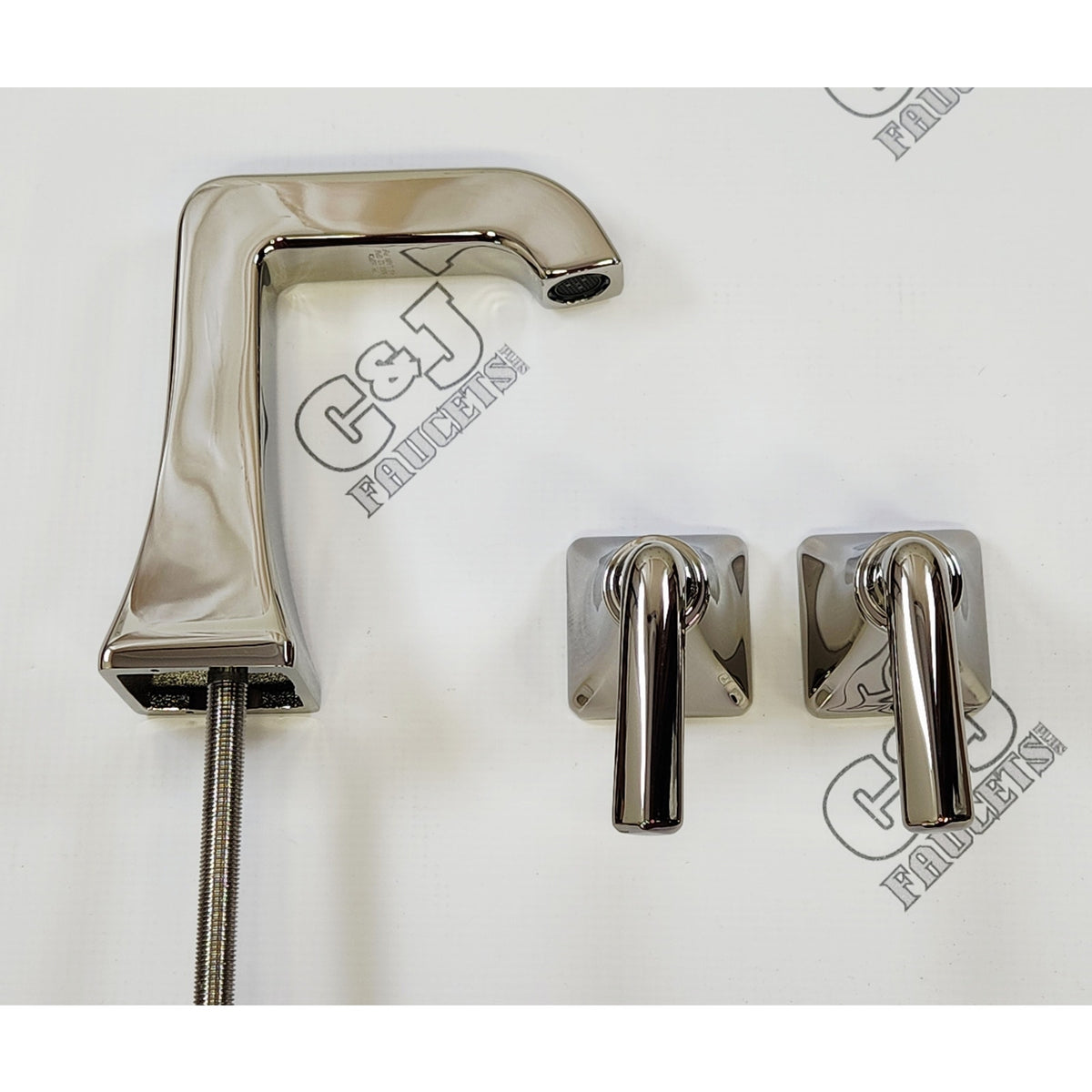 Pfister LG49-FE0D Park Avenue 1.2 GPM 8" Widespread Faucet - Polished Nickel