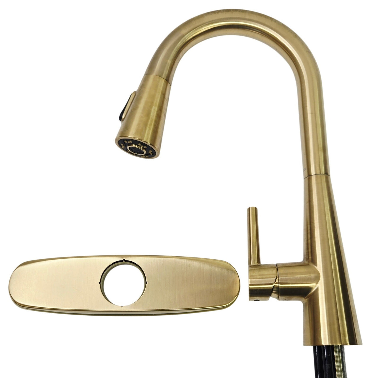 Pfister F-529-7BARBG Barulli Kitchen Faucet w/Soap Dispenser - Brushed Gold READ