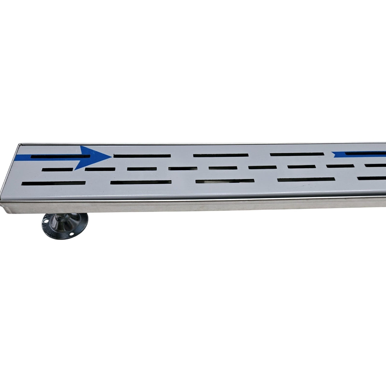 Signature Hardware 398176 Effendi 60" Outdoor Shower Drain - Polished Stainless