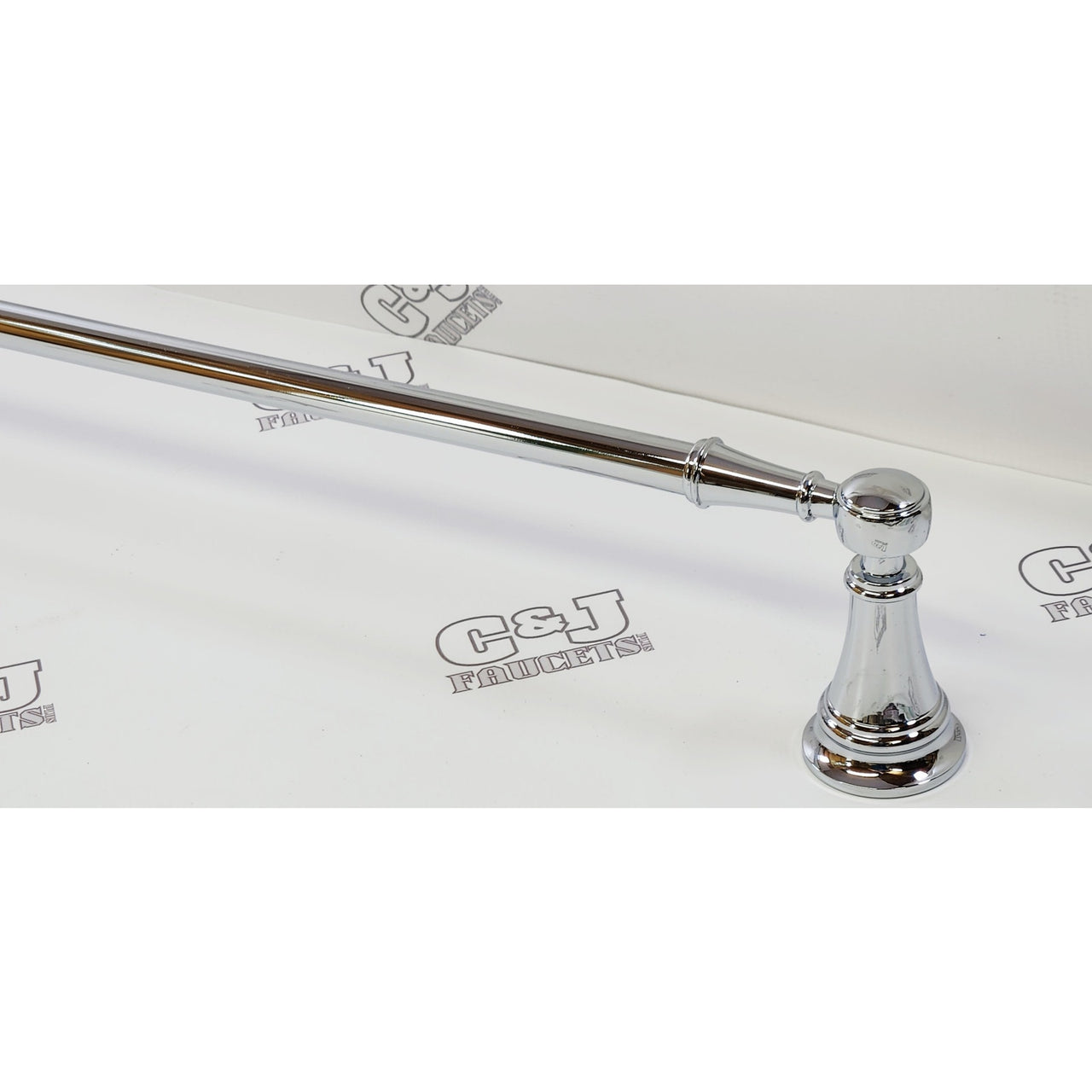 Moen YB8424CH Weymouth 24" Wall Mount Traditional Towel Bar - Chrome