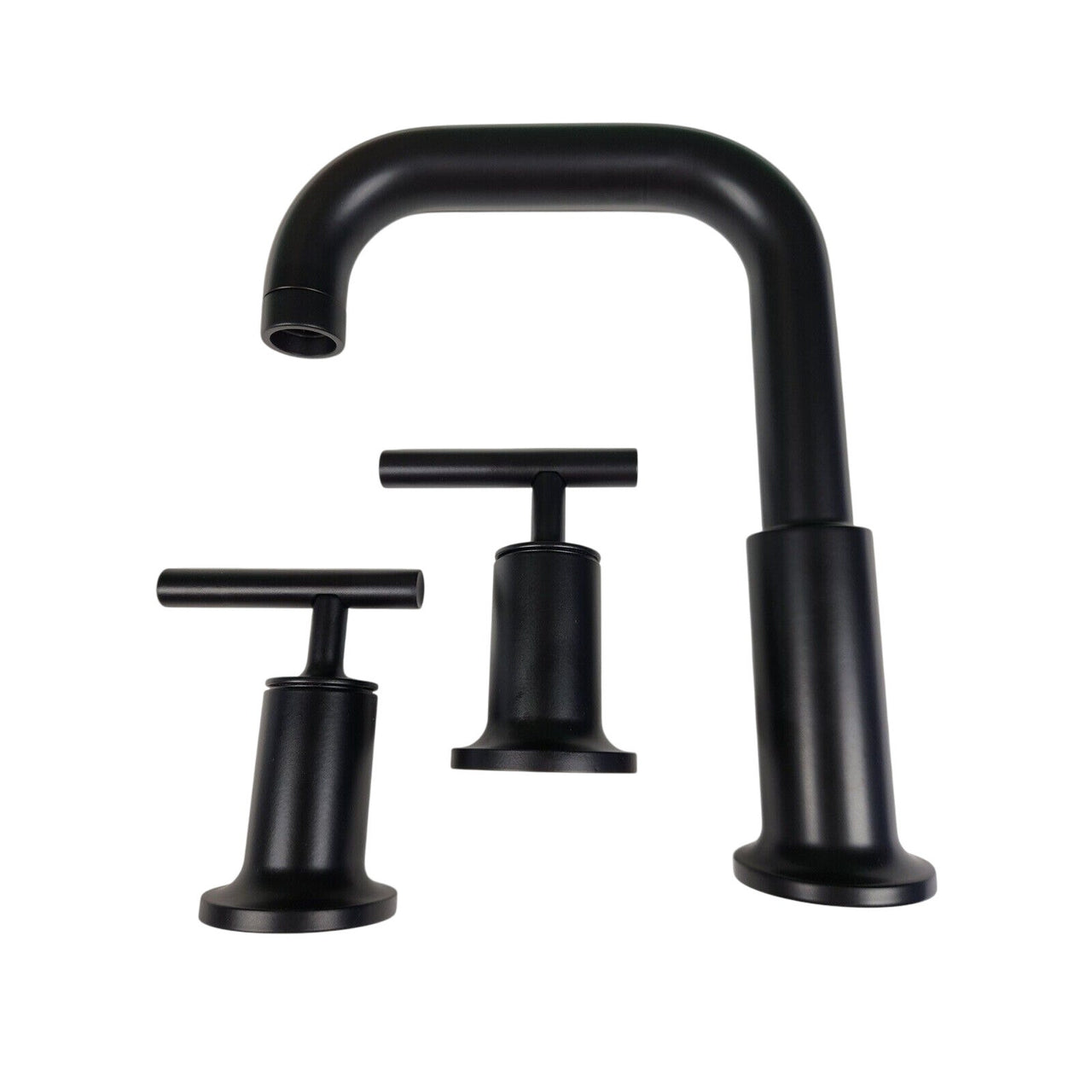 Kohler T14428-4-BL Purist Deck-Mount Bathtub Faucet Trim - Matte Black READ