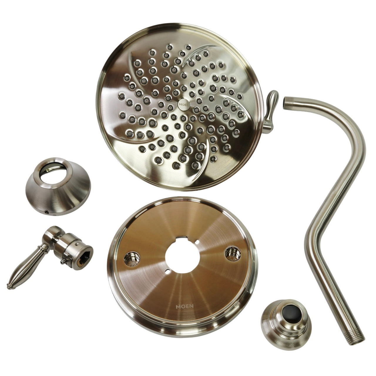 Moen TS32102BN Weymouth PosiTemp Multi-Function Shower, No Valve - Brush Nickel