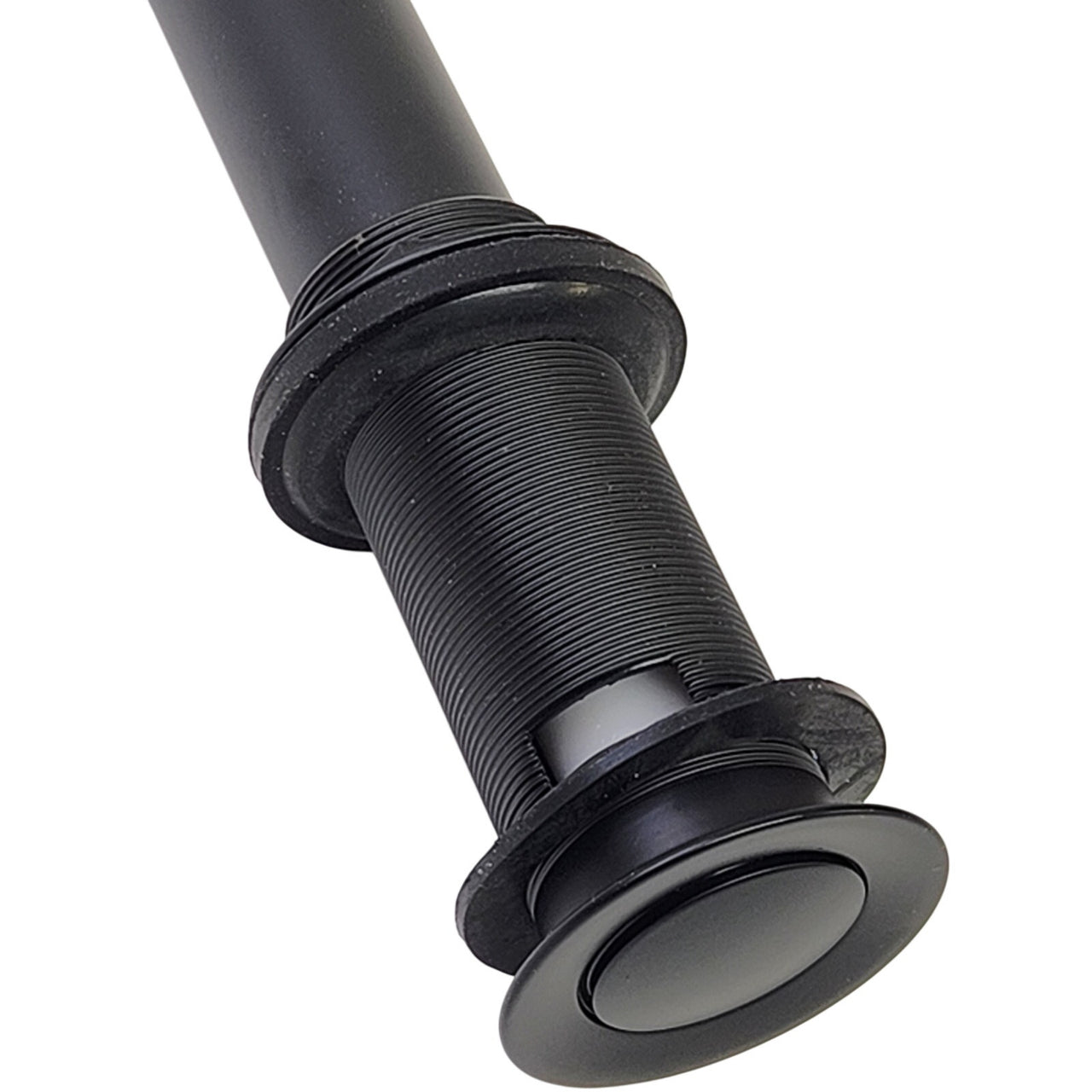 Signature Hardware 439790 Extended Press 1-1/2" Pop-Up Drain Assembly - Black