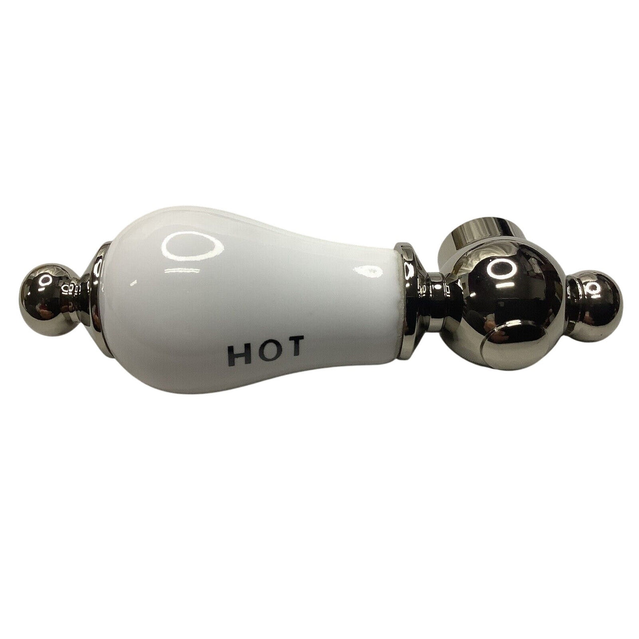 Kingston Brass CCPL1H Replacement Porcelain Hot Bathroom Faucet Handle