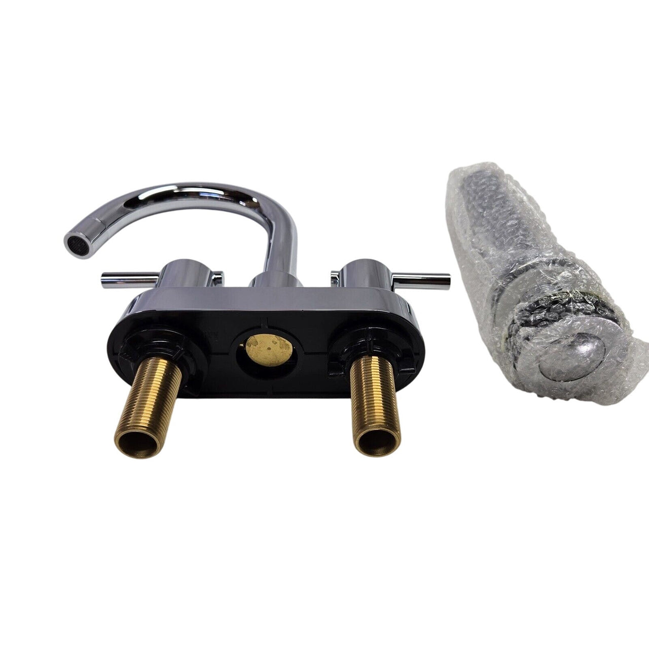 Signature Hardware 418157 Lindo 1.2 GPM Centerset Bathroom Faucet - Chrome