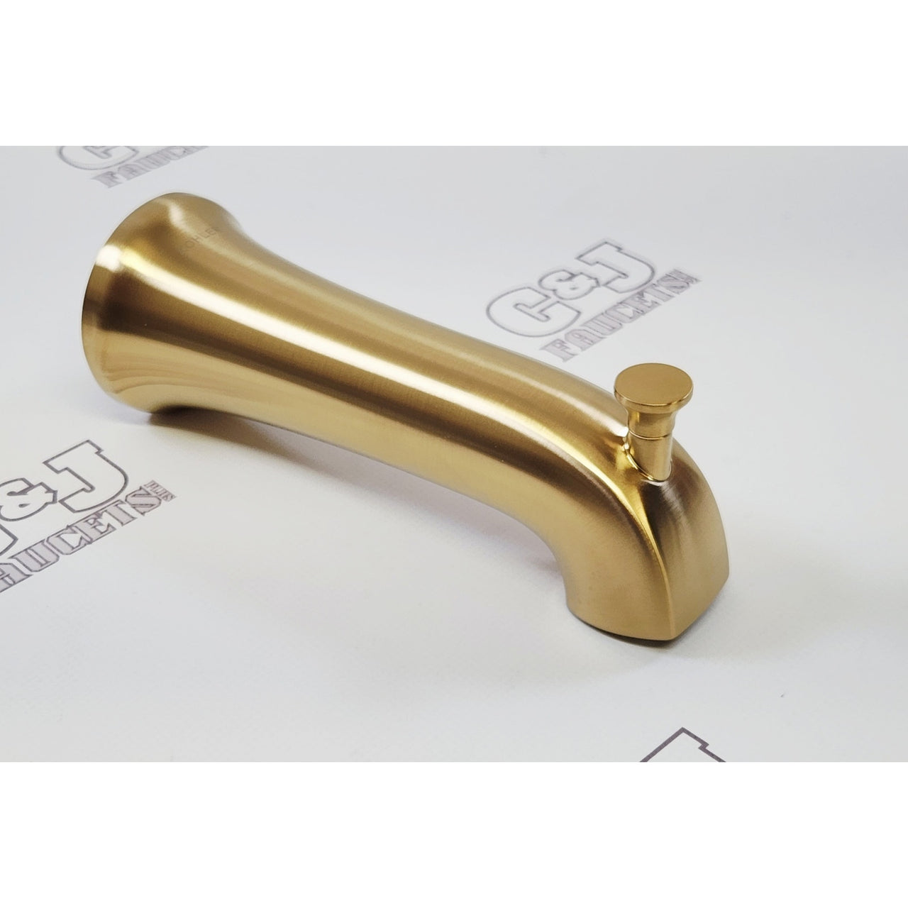 Kohler 28563-2MB Tempered Bathroom Shower Tub Diverter Spout - Brushed Brass