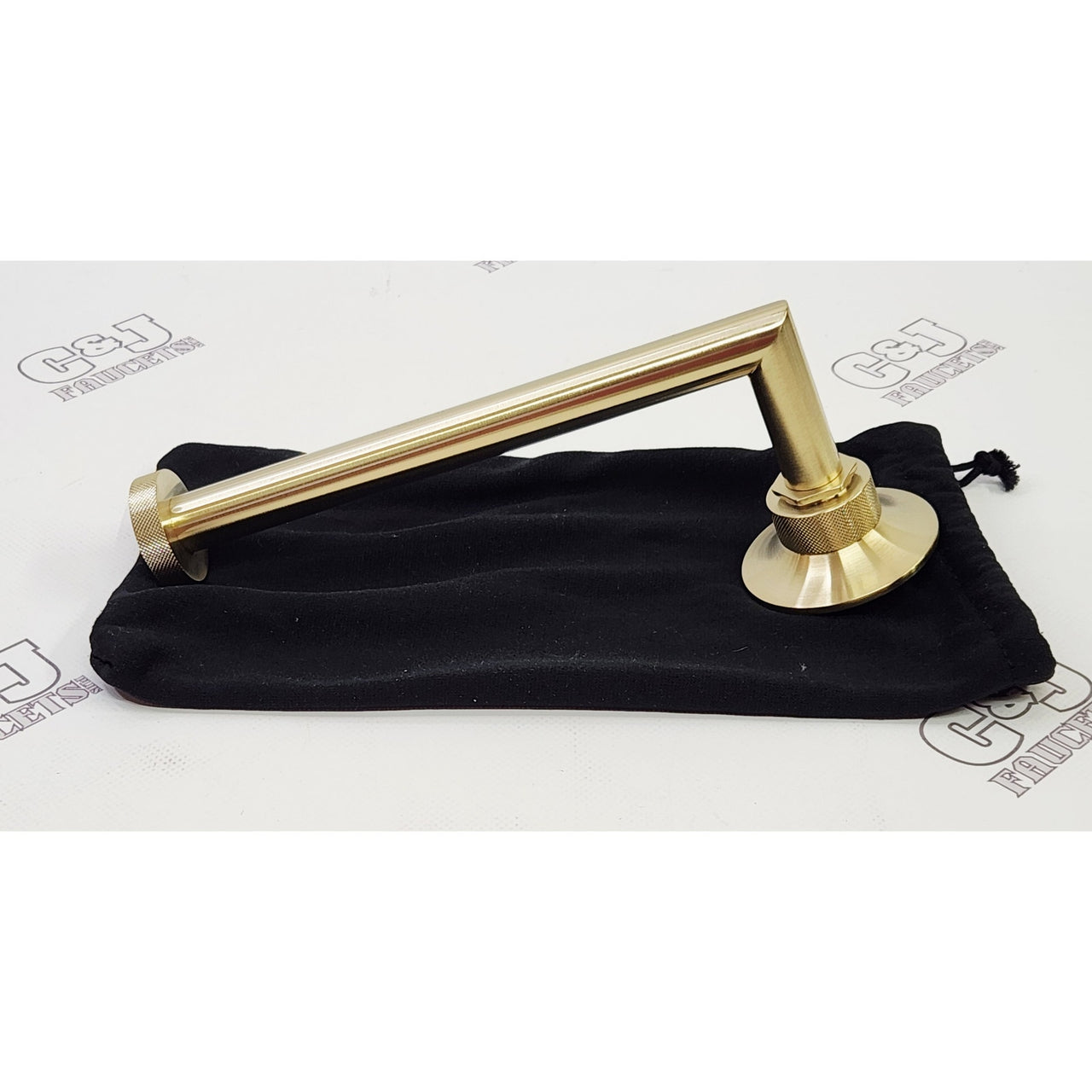 Rohl MBG4AG Graceline 8" Bathroom Towel Bar - Antique Gold