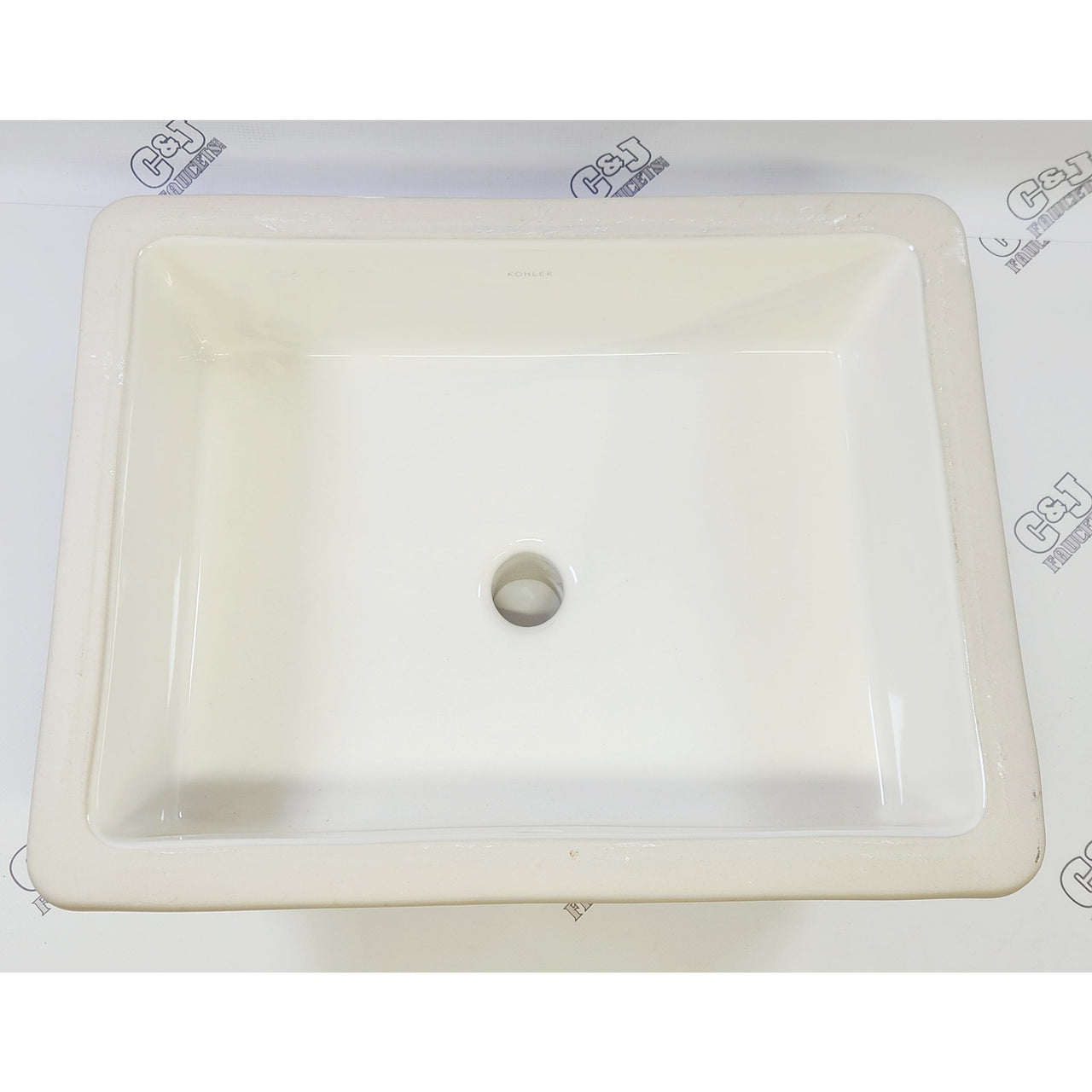Kohler 2882-96 Verticyl 19-13/16" Rectangular Undermount Bathroom Sink - Biscuit
