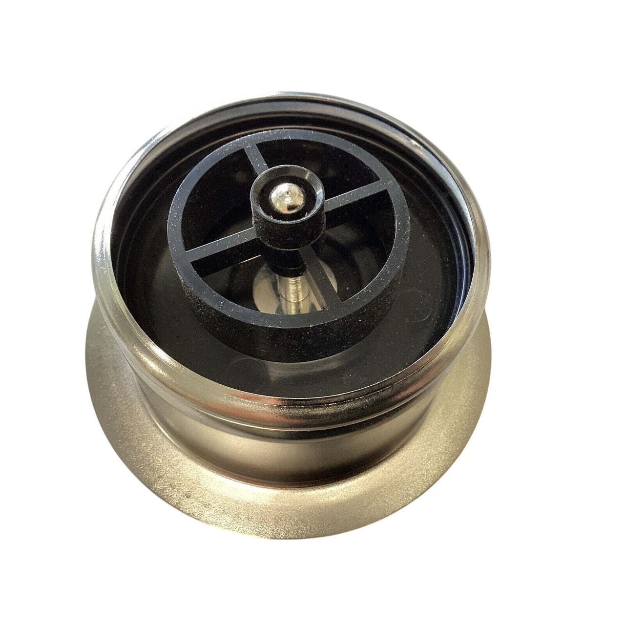 Signature Hardware 446668 4.5" Garbage Disposal Flange w/Stopper-Stainless Steel