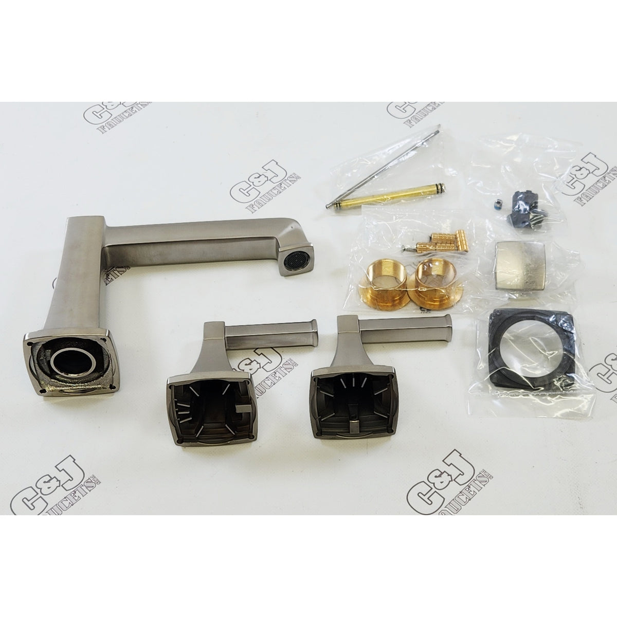 Kohler T26436-4-BN Riff Deck Mount Tub Faucet Trim - Vibrant Brushed Nickel READ