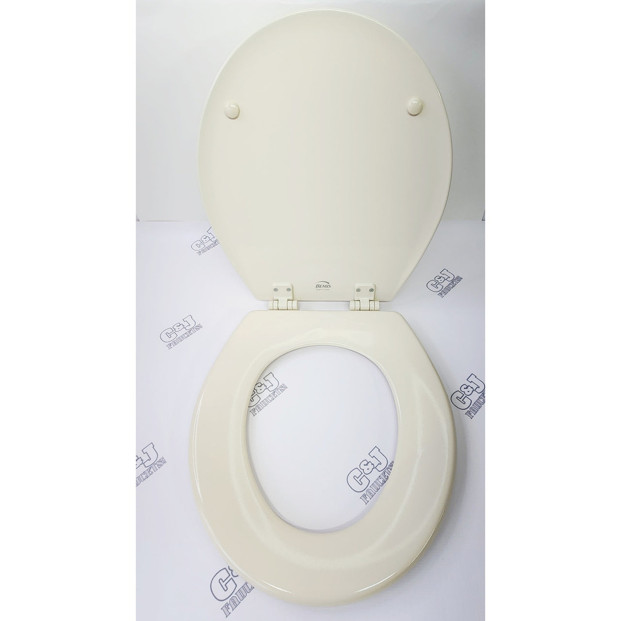 Bemis 500EC 006 Round Closed-Front Toilet Seat with Quick Release - Bone