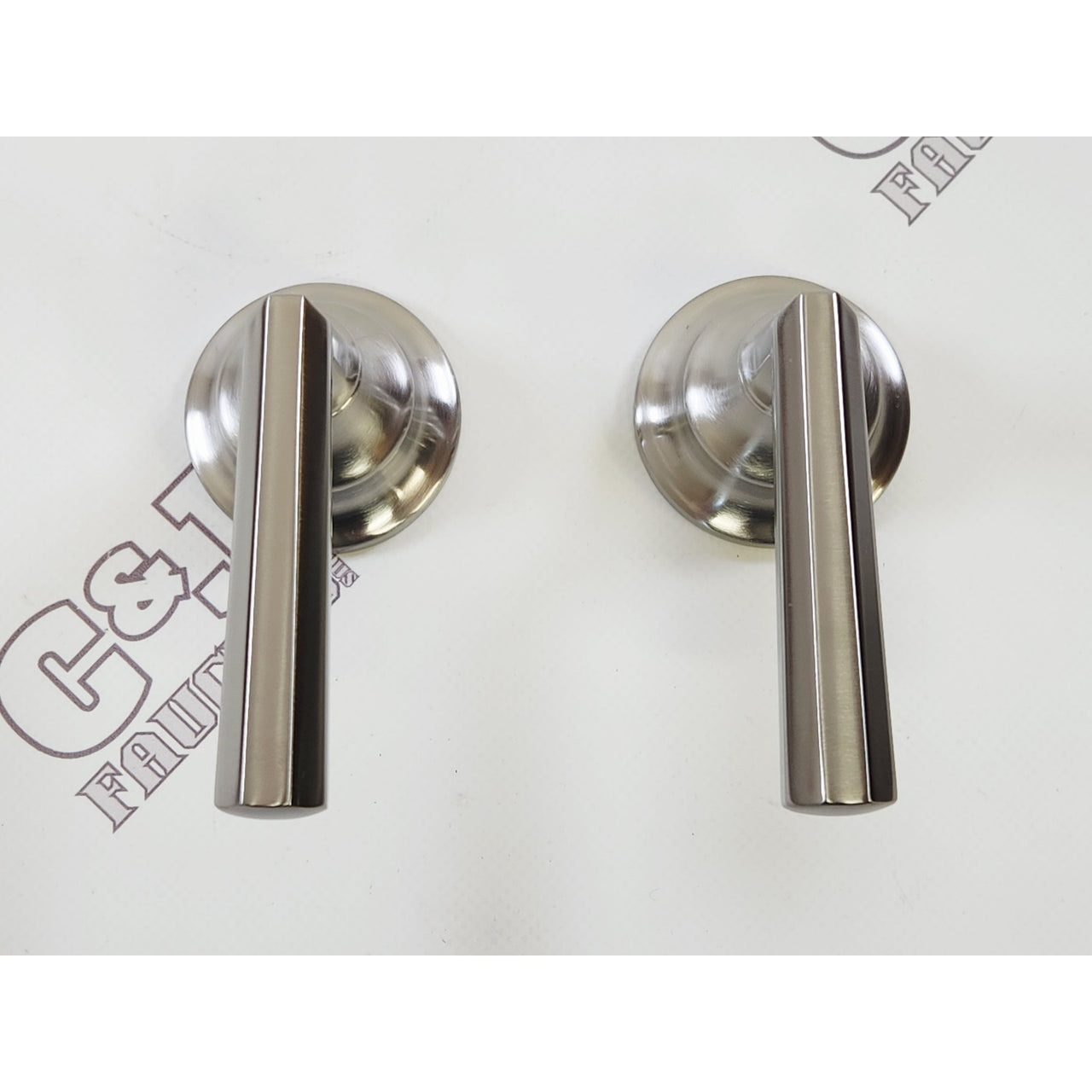 Brizo HL5365-NK Beauclere Widespread Bathroom Sink Lever Handle Kit- Luxe Nickel