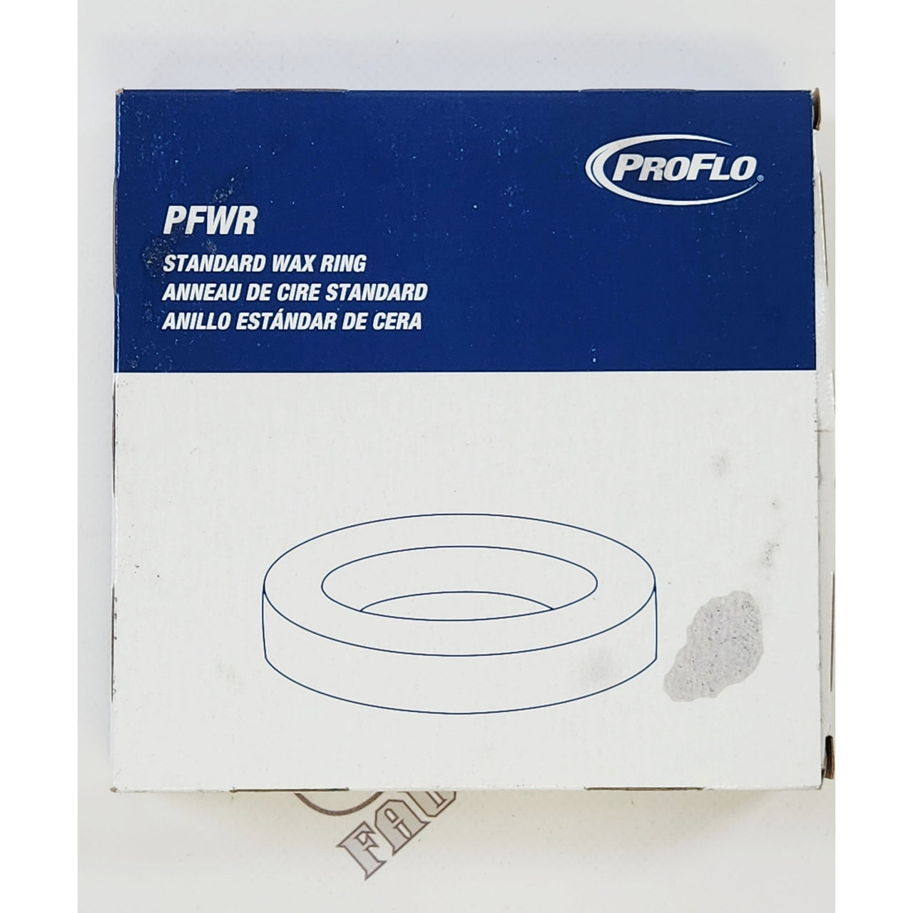Proflo PFWR Heavy Duty Toilet Wax Bowl Ring Only For Use with 3" or 4" Waste