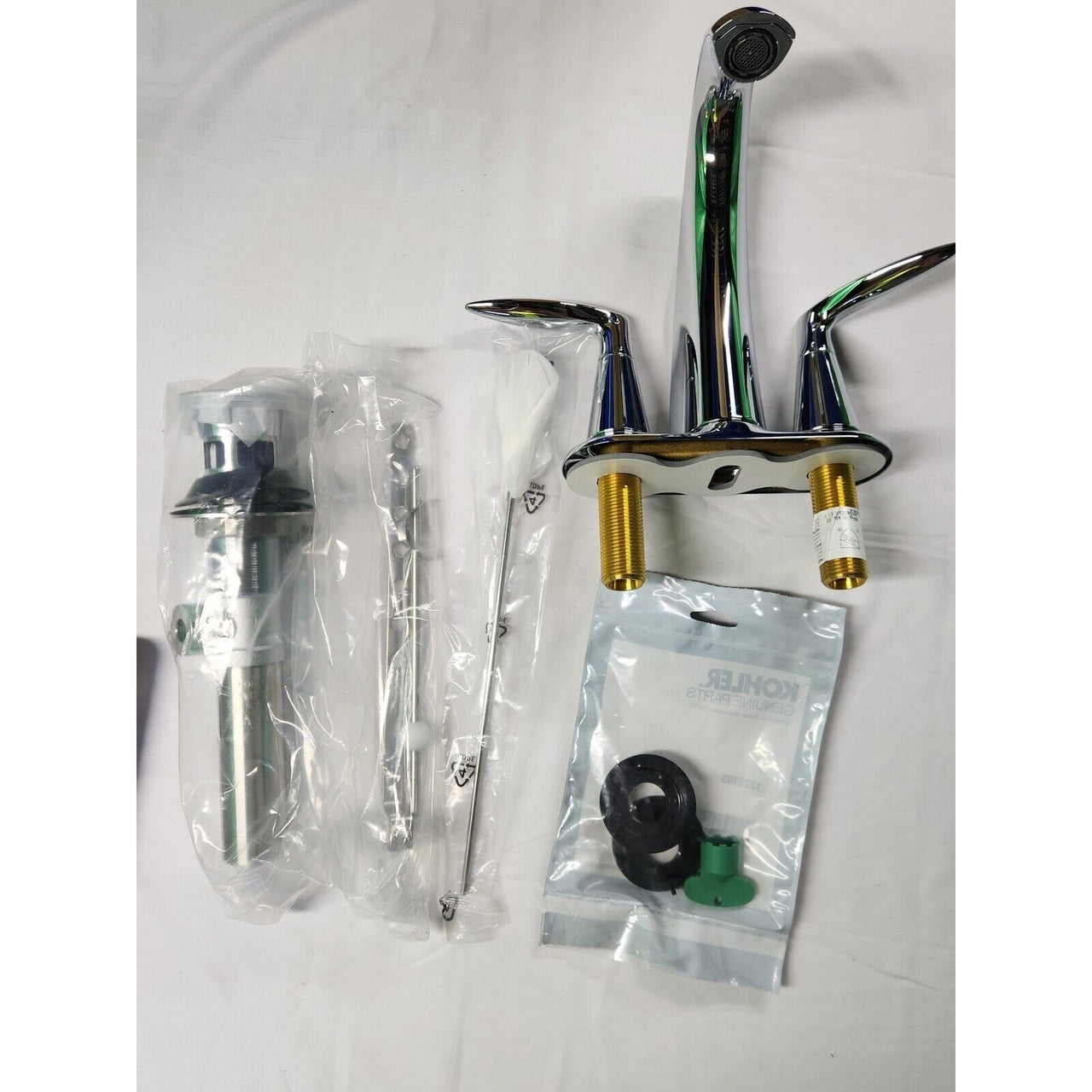 Kohler 45100-4-CP Alteo Centerset 4 inch Bathroom Faucet 1.2 GPM-Polished Chrome