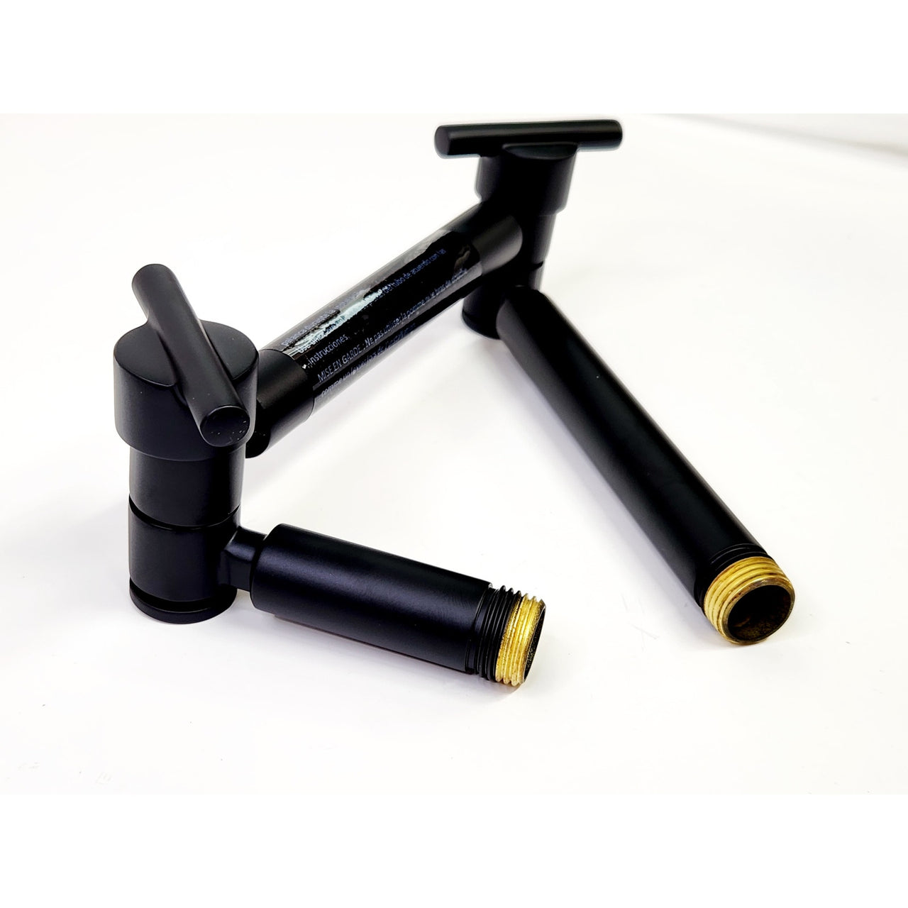 Moen S116BL 16" Shower Arm with 1/2" IPS Connection - Matte Black