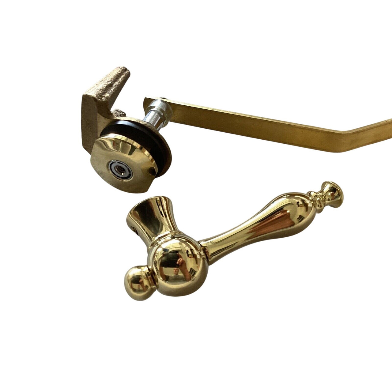 Signature Hardware 400742 Baillon Solid Brass Toilet Tank Lever - Polished Brass