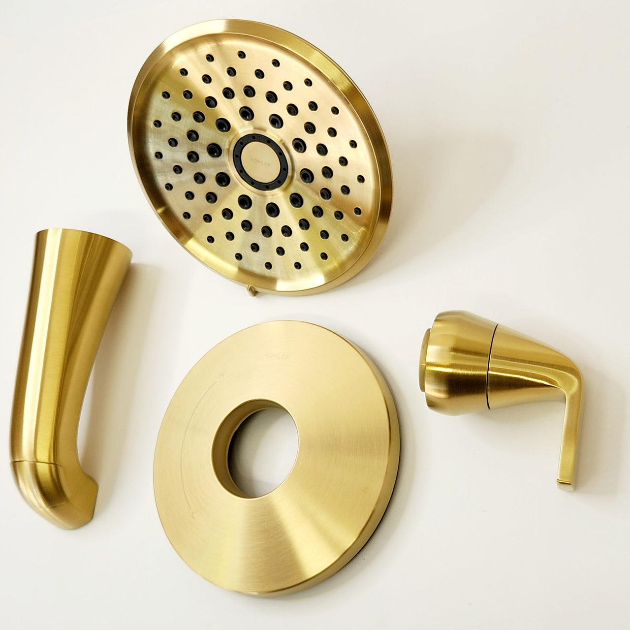 Kohler R26929-4G-2MB Cursiva 1.75 GPM Tub and Shower Faucet - Brushed Brass