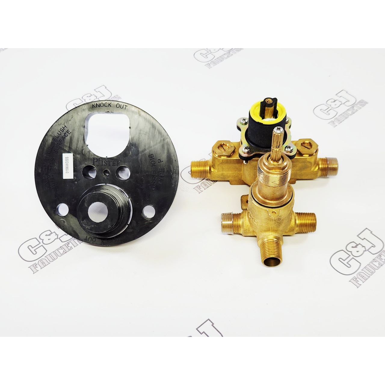 Pfister 015-6WDSS Shared 6-Way Stacked Diverter Rough-In Valve