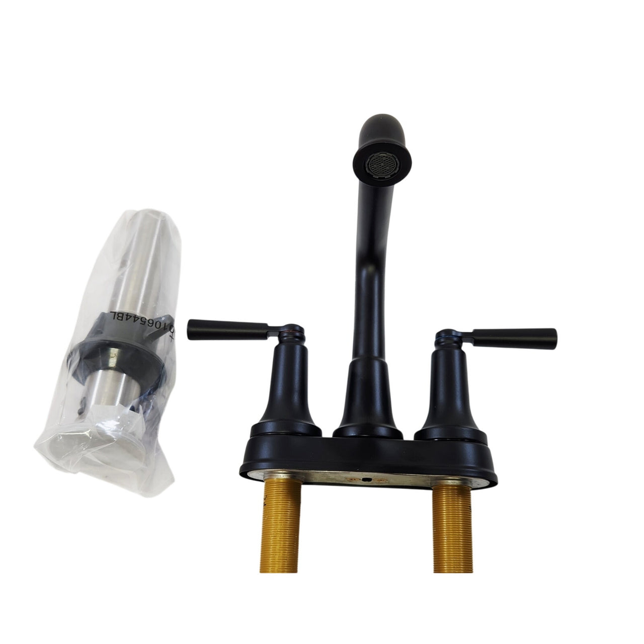 Delta 2536-BLMPU-DST Saylor 1.2 GPM Centerset Bathroom Faucet - Matte Black READ