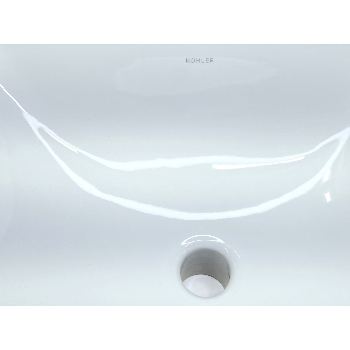 Kohler 20000-0 Caxton Rectangle 20-1/4" Undermount Bath Sink w/Overflow - White