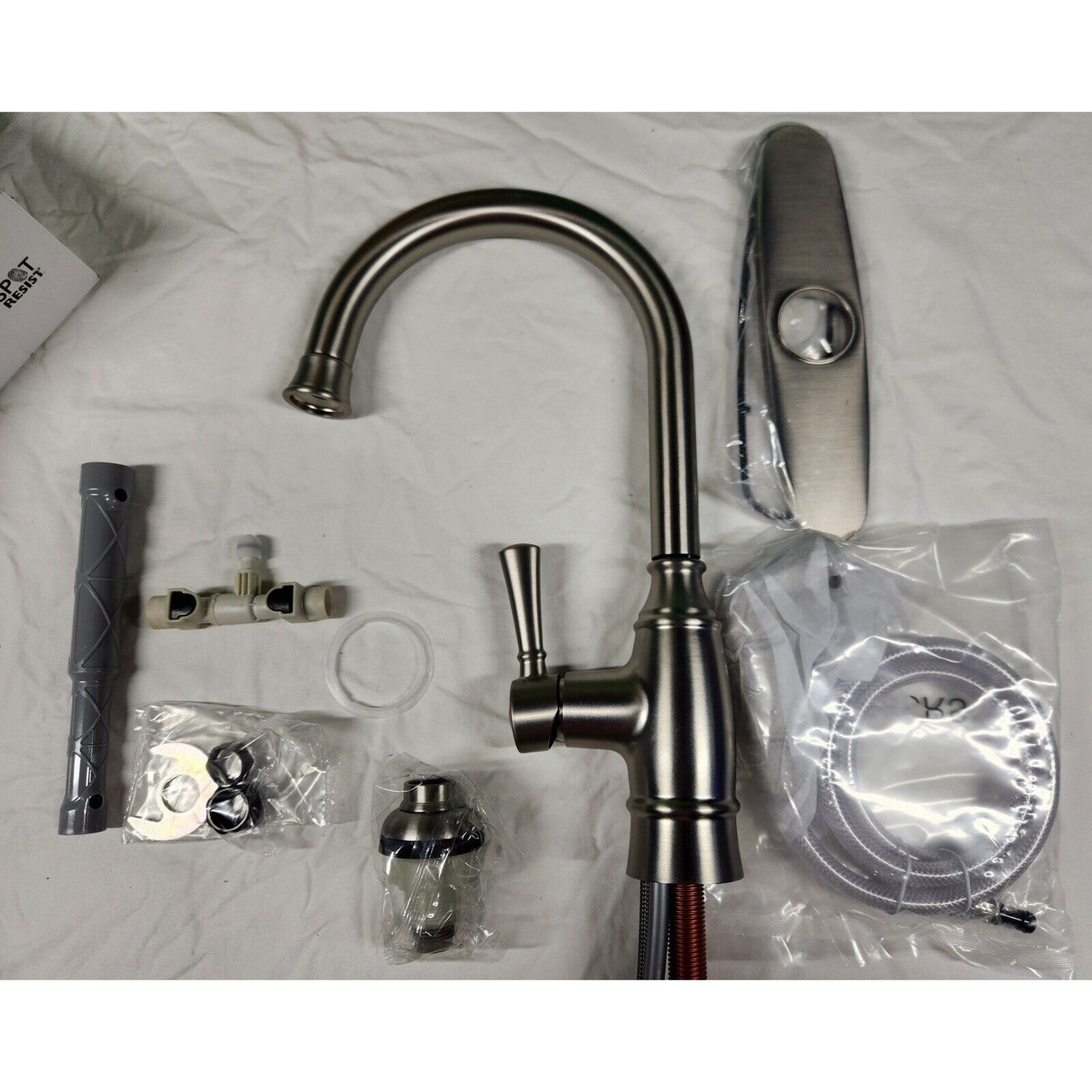 Moen 87506SRS Noell Kitchen Faucet with Side Sprayer - Spot Resist Stainless