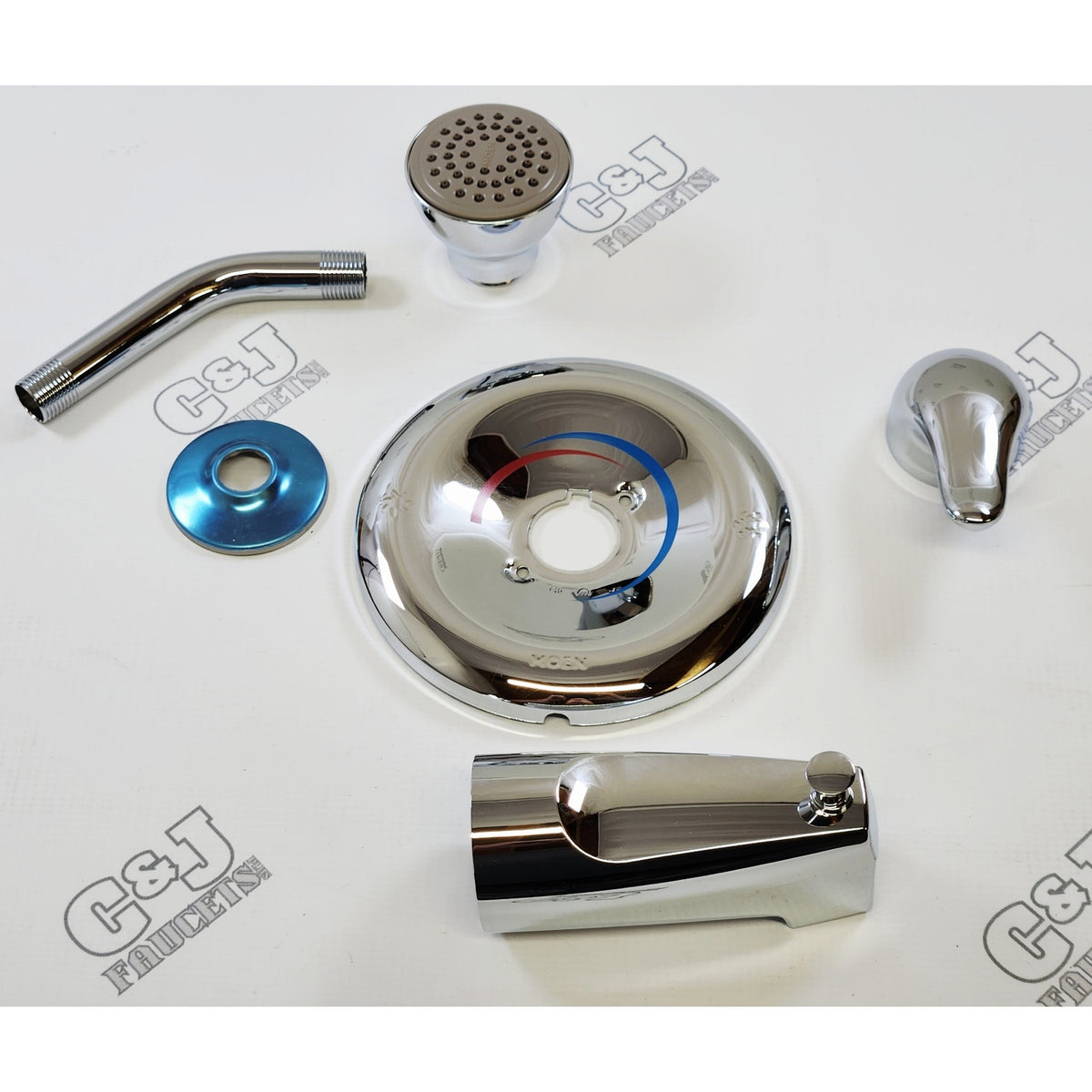 Moen TL183 Chateau 2.5 GPM Tub and Shower Trim - Chrome READ