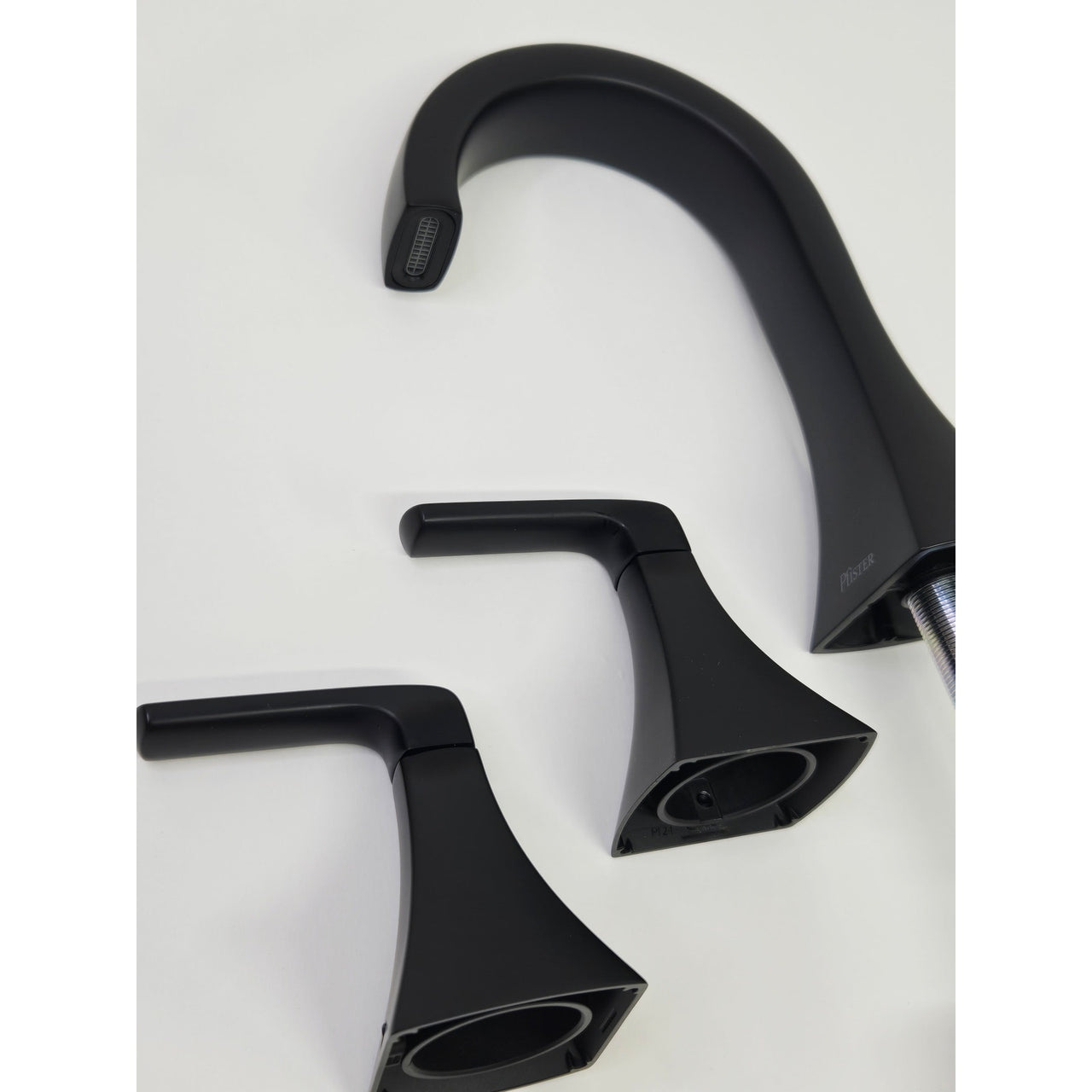 Pfister LF-049-BIESDB Bruxie Adjustable Widespread Bathroom Faucet - Matte Black