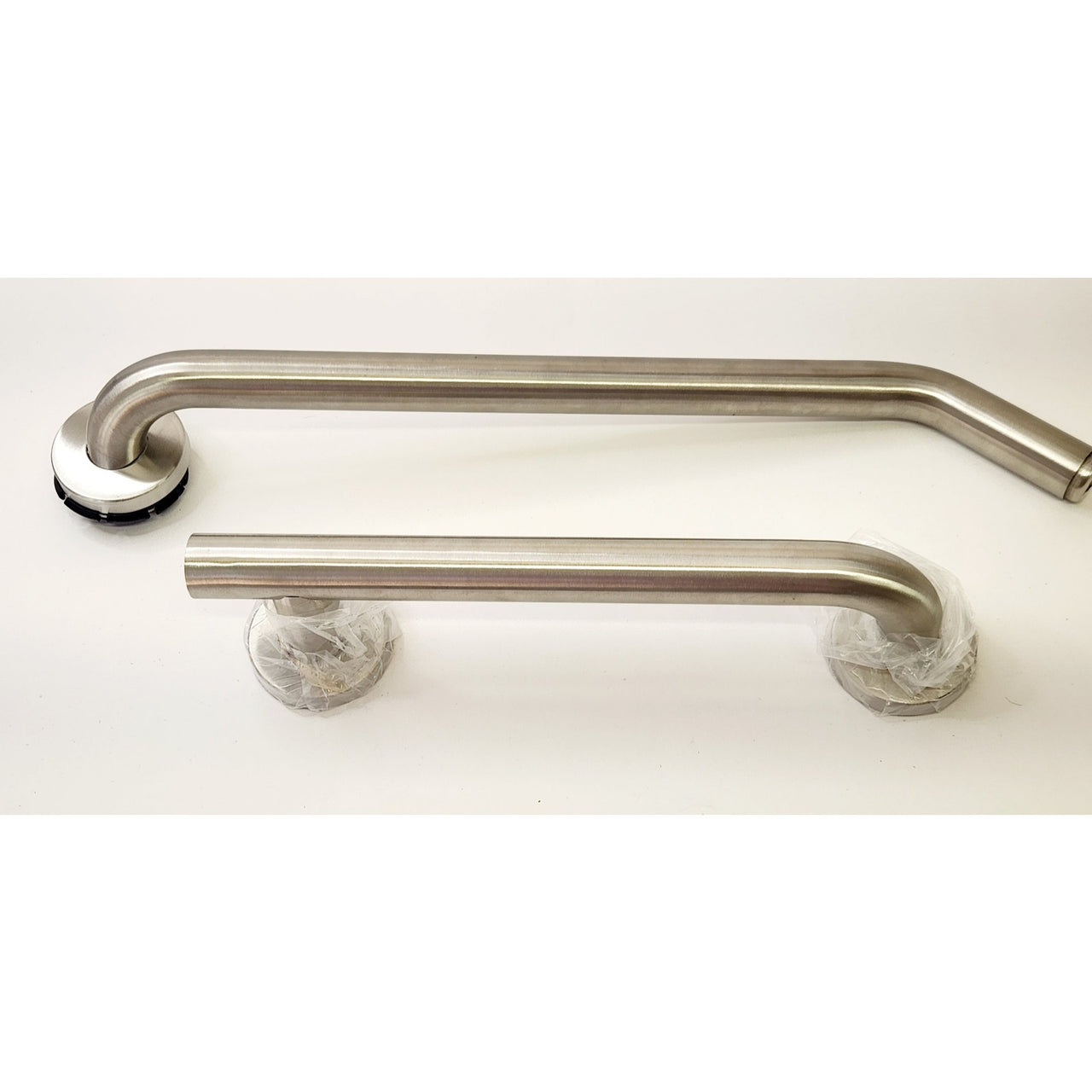 Signature Hardware 399800 Pickens Angled Grab Bar - Brushed Stainless Steel