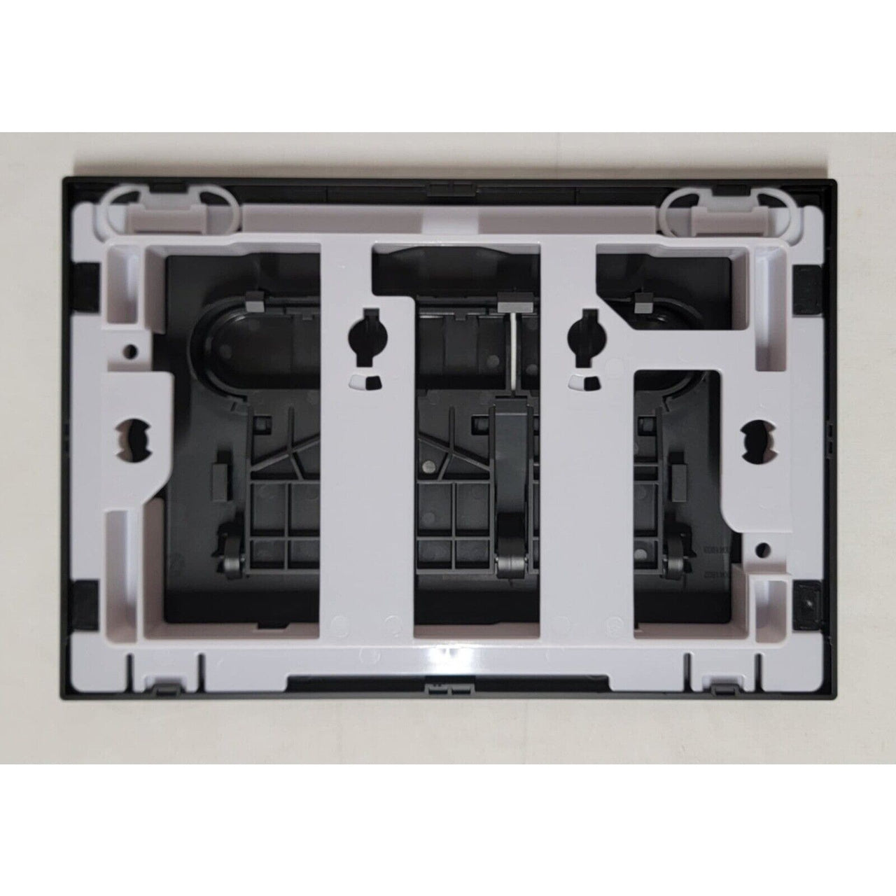 Signature Hardware SH111003FAMB Arnelle Dual Flush Actuator Plate - Matte Black