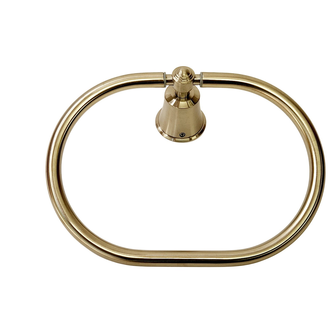 Signature Hardware 433259 Cooper 7-1/2" Wall-Mounted Towel Ring - Brushed Nickel