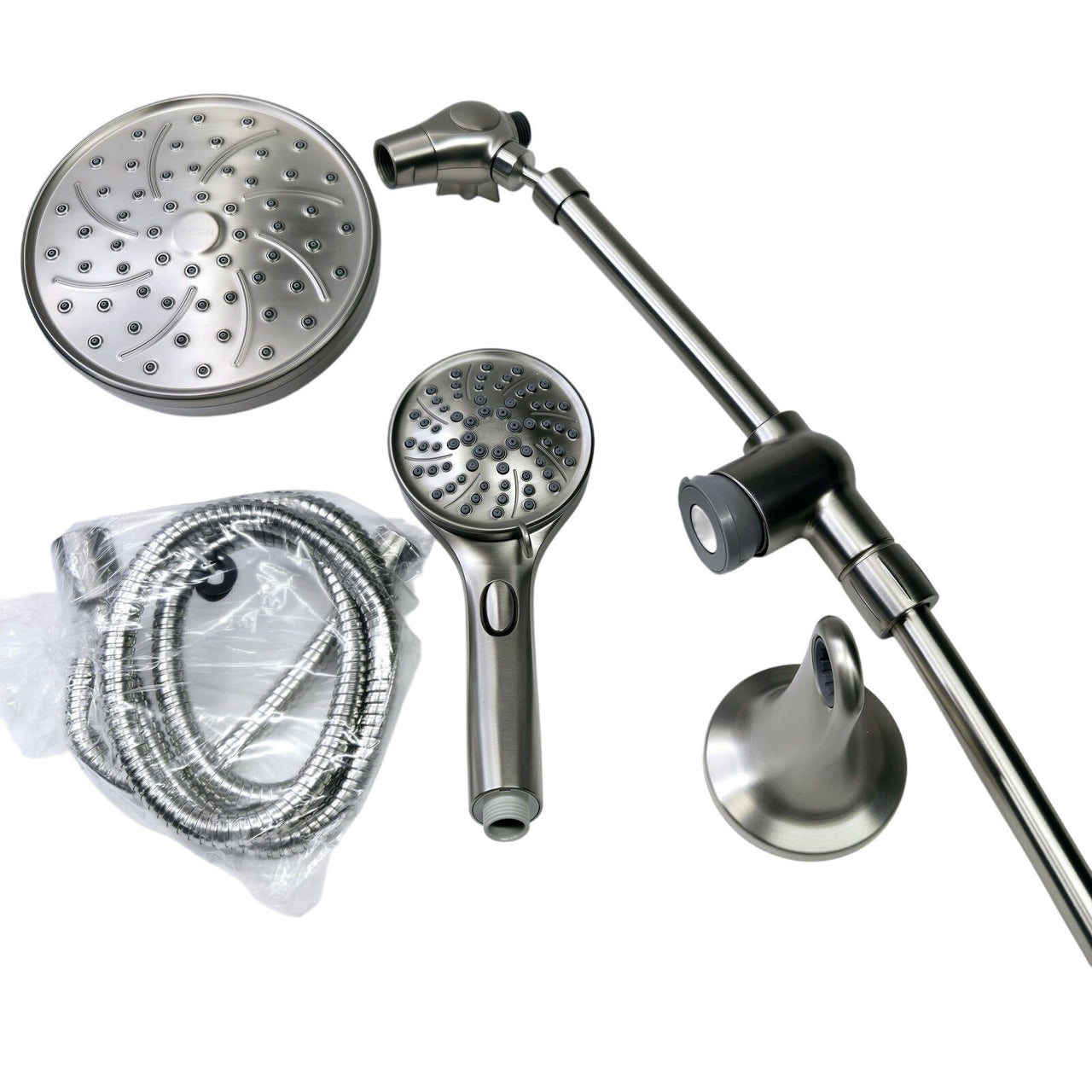 Moen 28586SRN Attract 6-Spray Handheld Shower Head - Spot Resist Brush Nickel